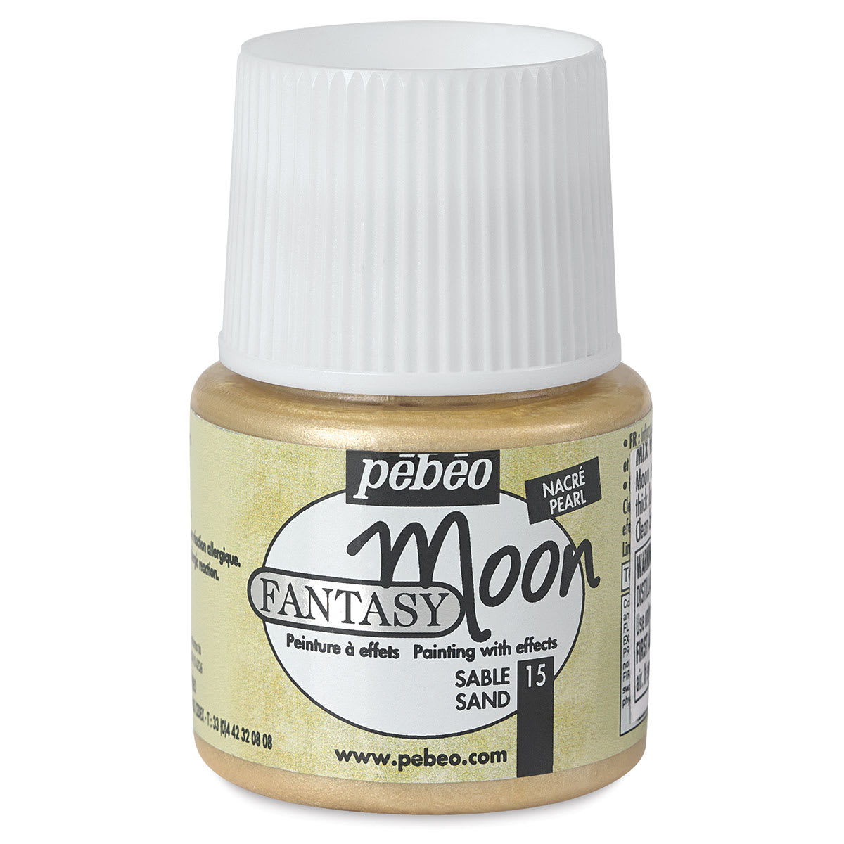 Pebeo Fantasy Moon Paints - Sand, 45 ml bottle