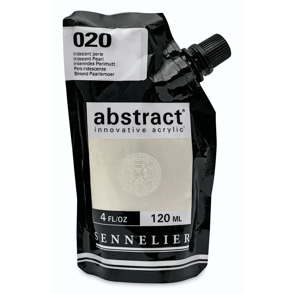 Sennelier Abstract Acrylic - Iridescent Pearl, 120 ml pouch