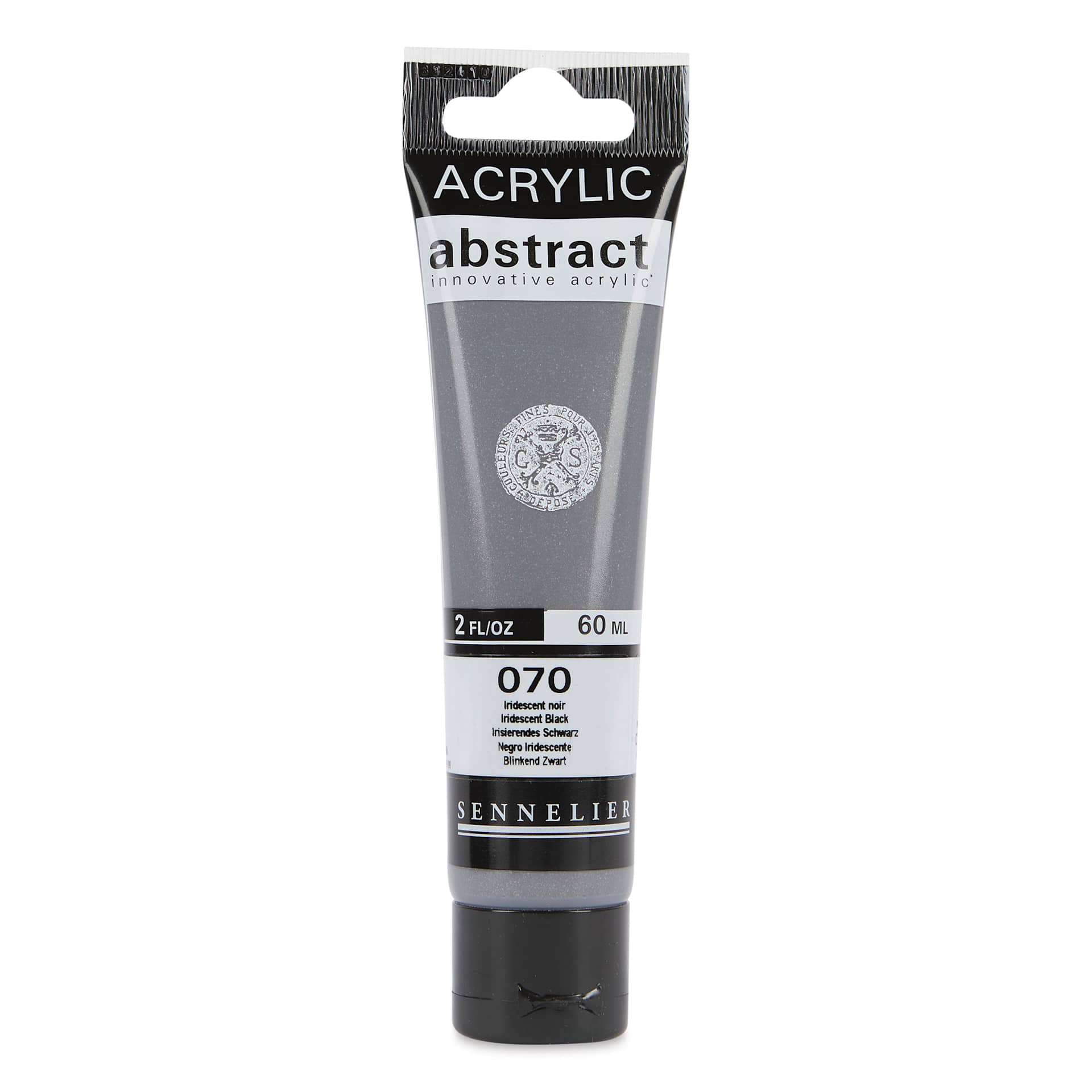 Sennelier Abstract Acrylic - Iridescent Black, 60 ml tube