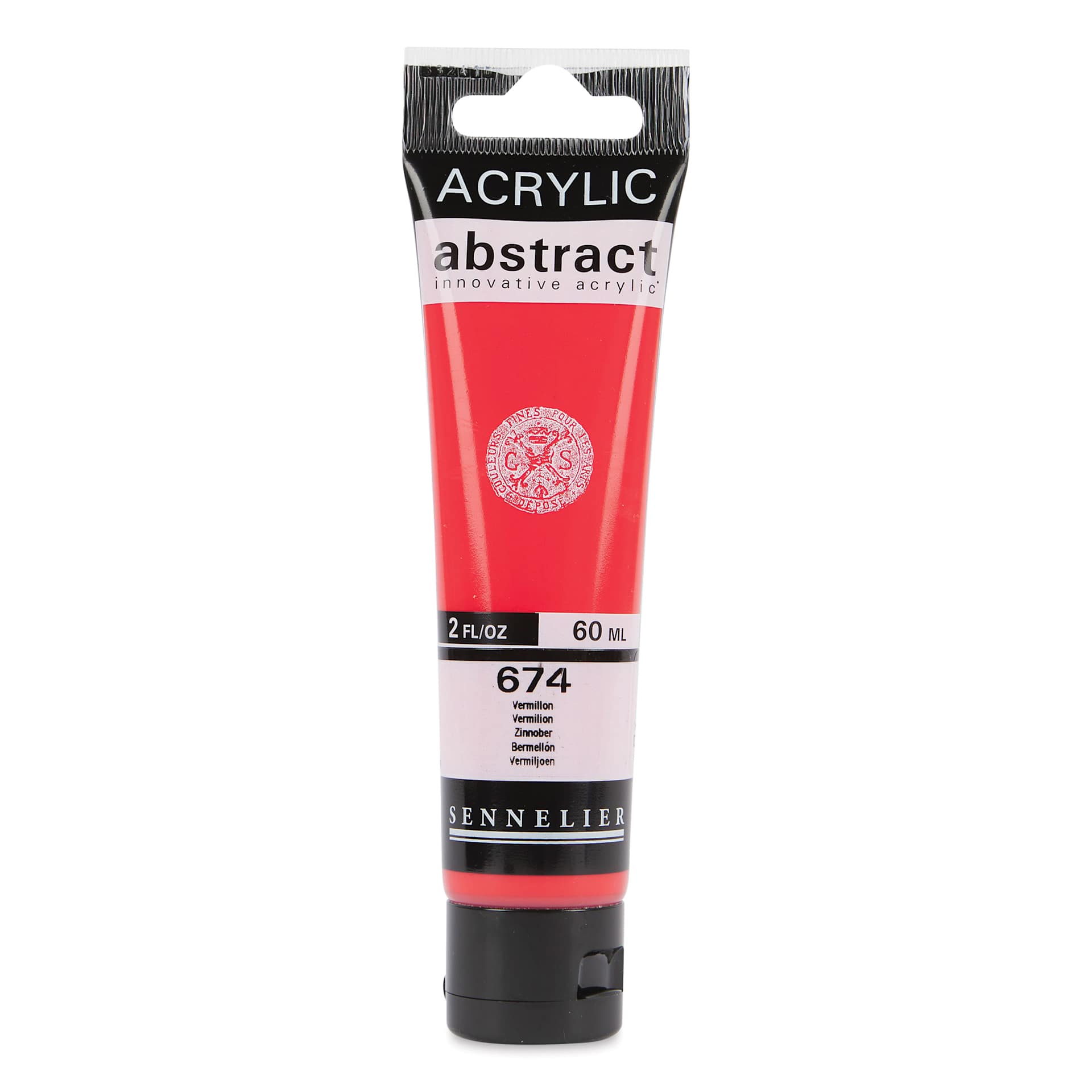 Sennelier Abstract Acrylic - Vermilion, 60 ml tube