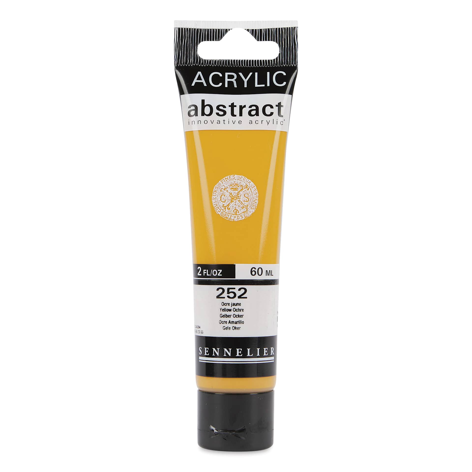 Sennelier Abstract Acrylic - Yellow Ochre, 60 ml tube