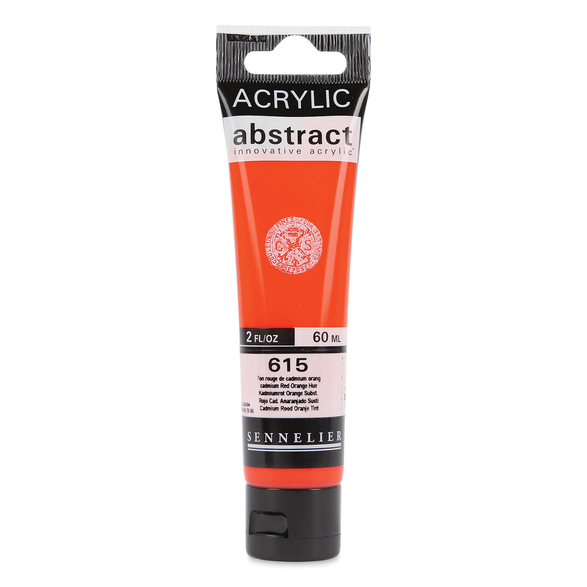 Sennelier Abstract Acrylic - Cadmium Red Orange Hue, 60 ml tube