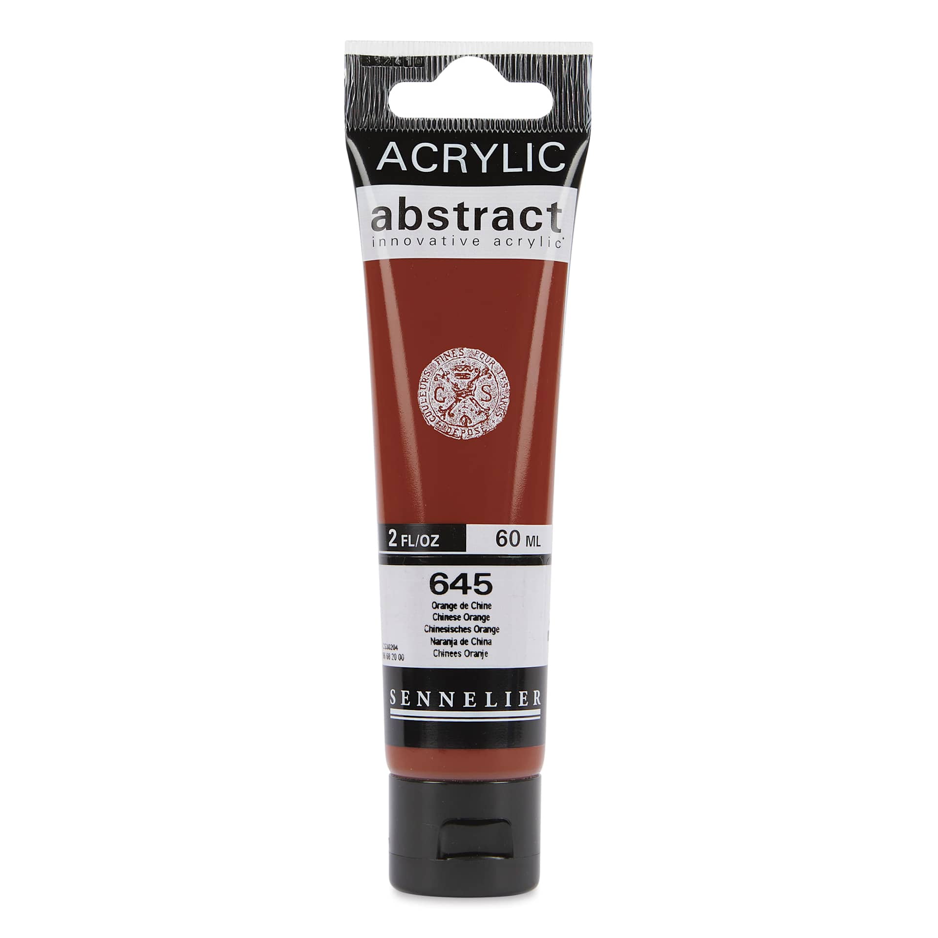 Sennelier Abstract Acrylic - Chinese Orange, 60 ml tube