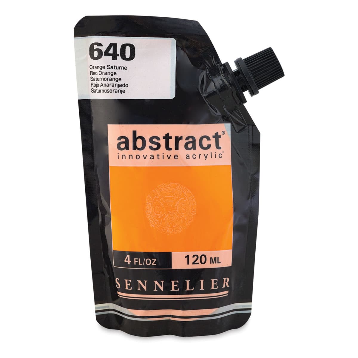 Sennelier Abstract Acrylic - Red Orange, 120 ml pouch