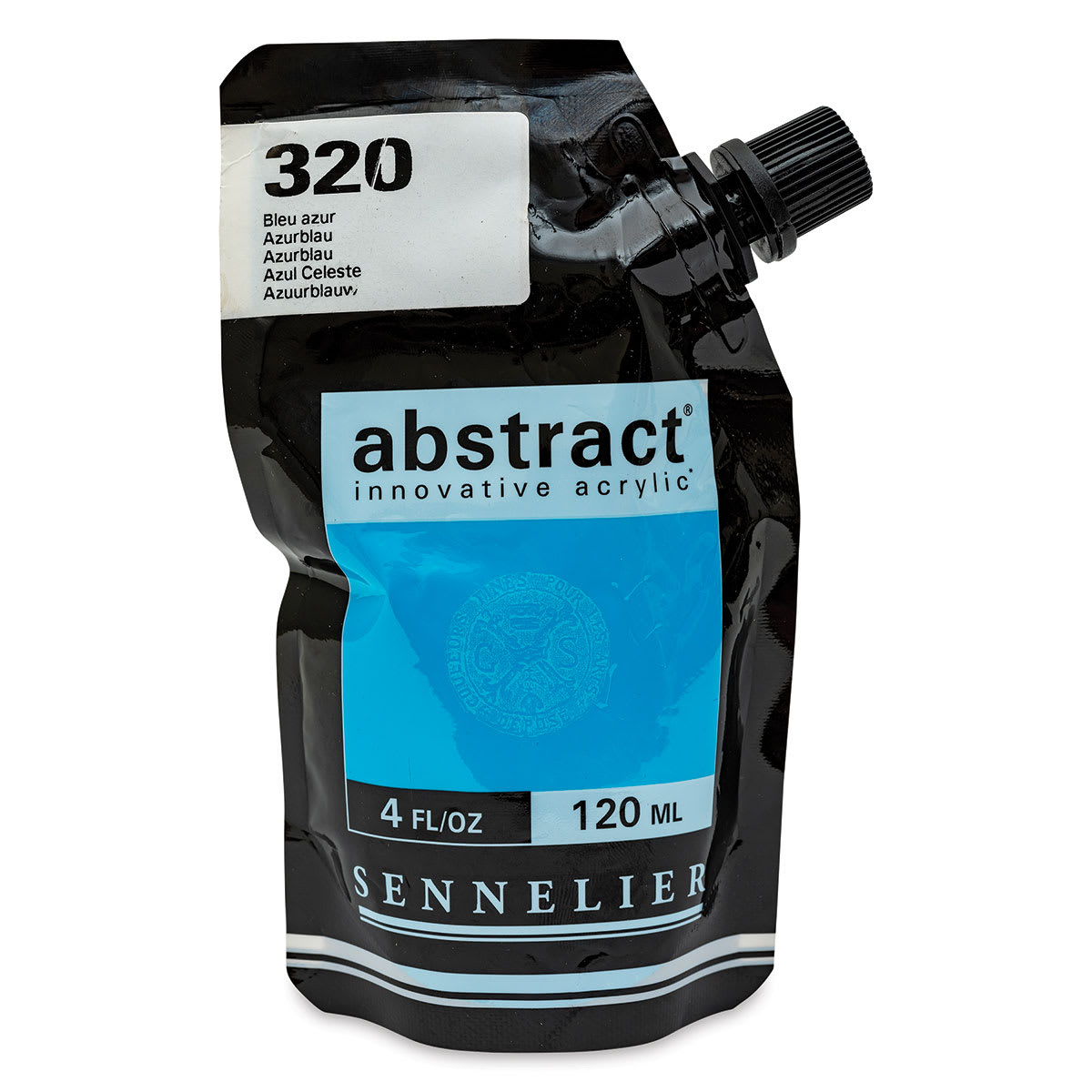 Sennelier Abstract Acrylic - Azur Blue, 120 ml pouch