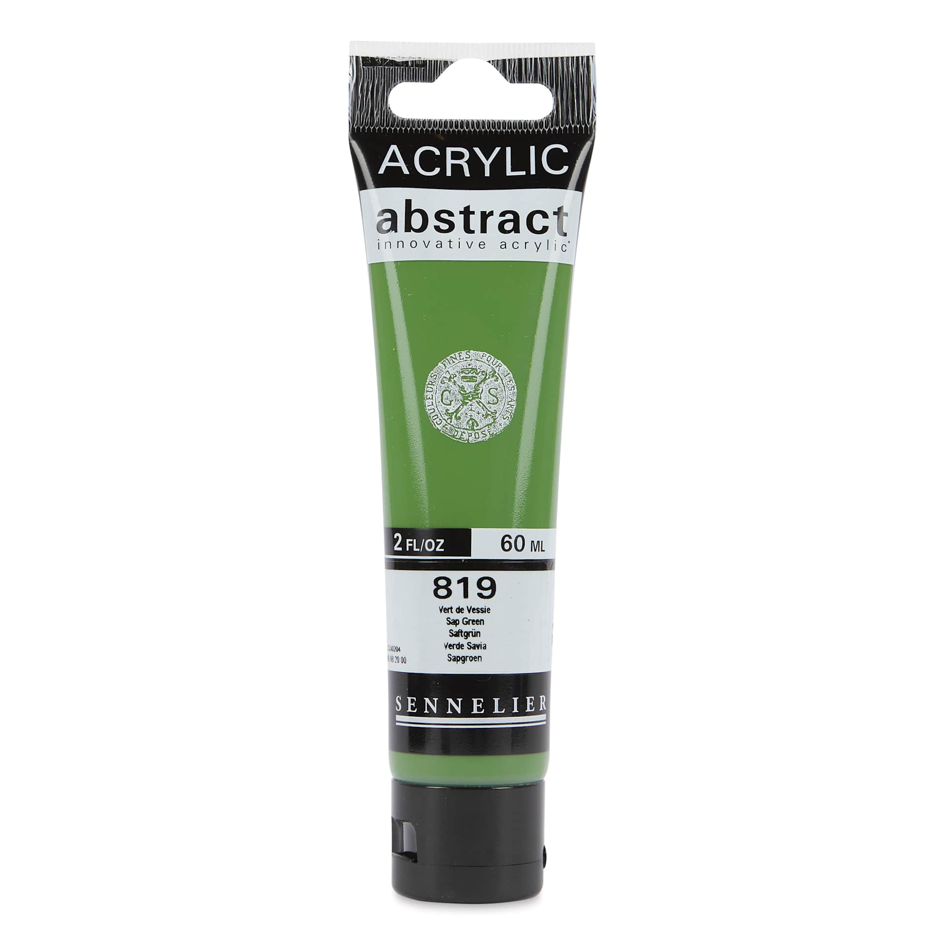 Sennelier Abstract Acrylic Paint - Sap Green, 60 ml tube