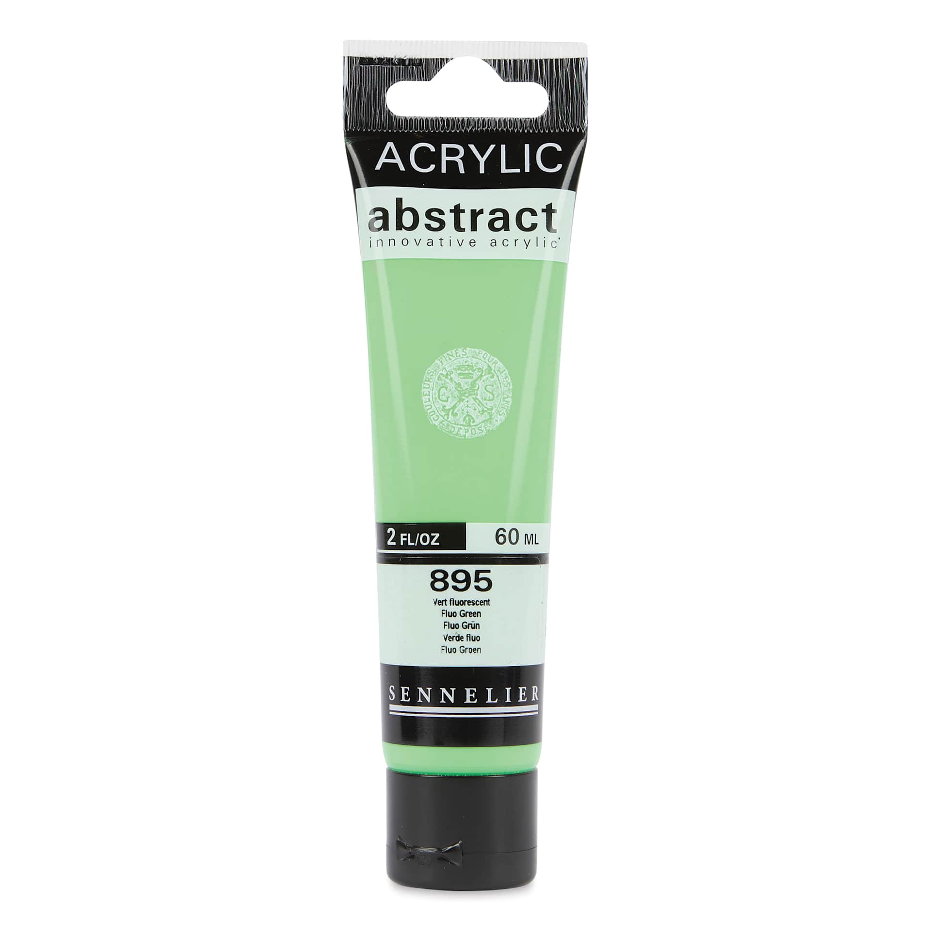 Sennelier Abstract Acrylic - Fluorescent Green, 60 ml tube