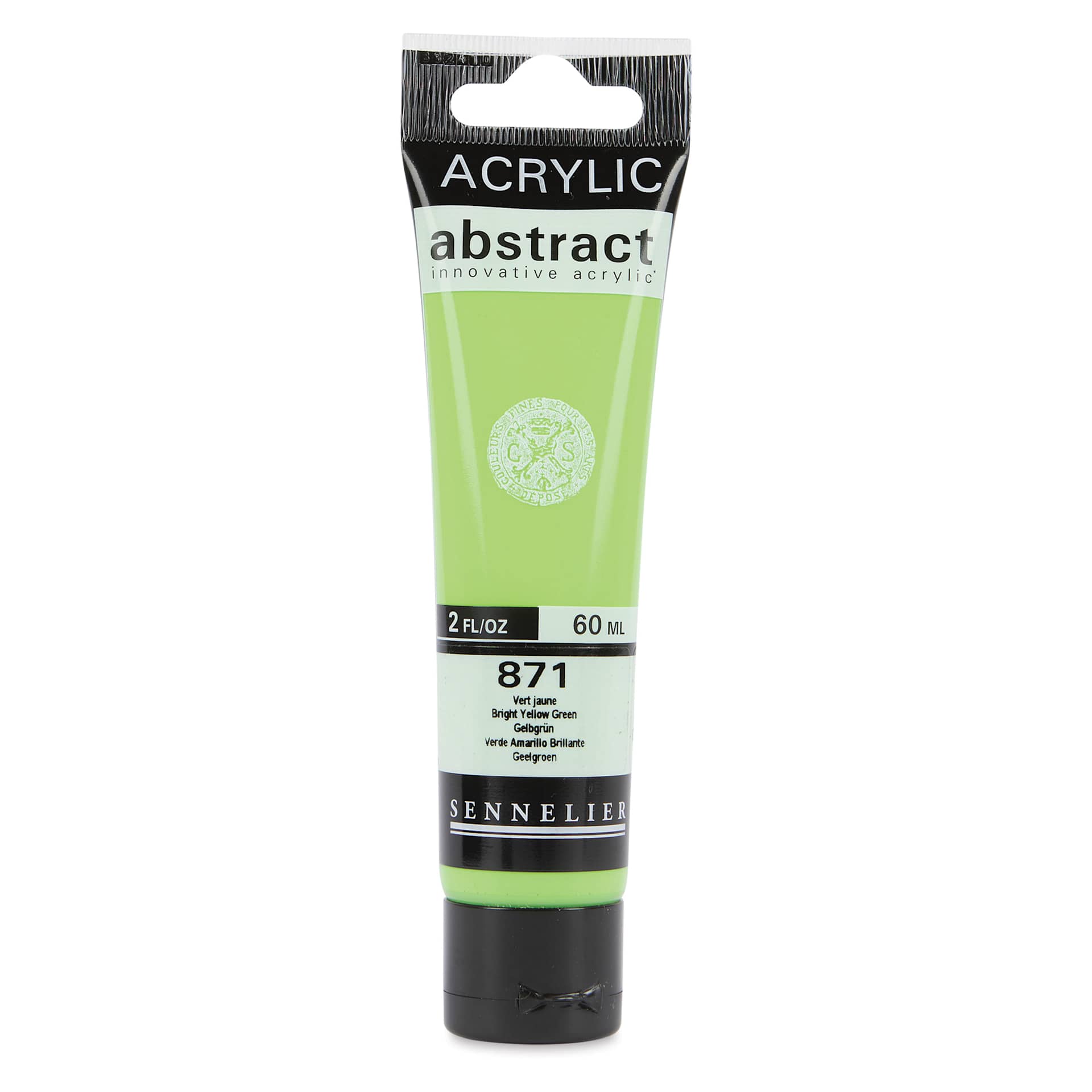 Sennelier Abstract Acrylic - Bright Yellow Green, 60 ml tube