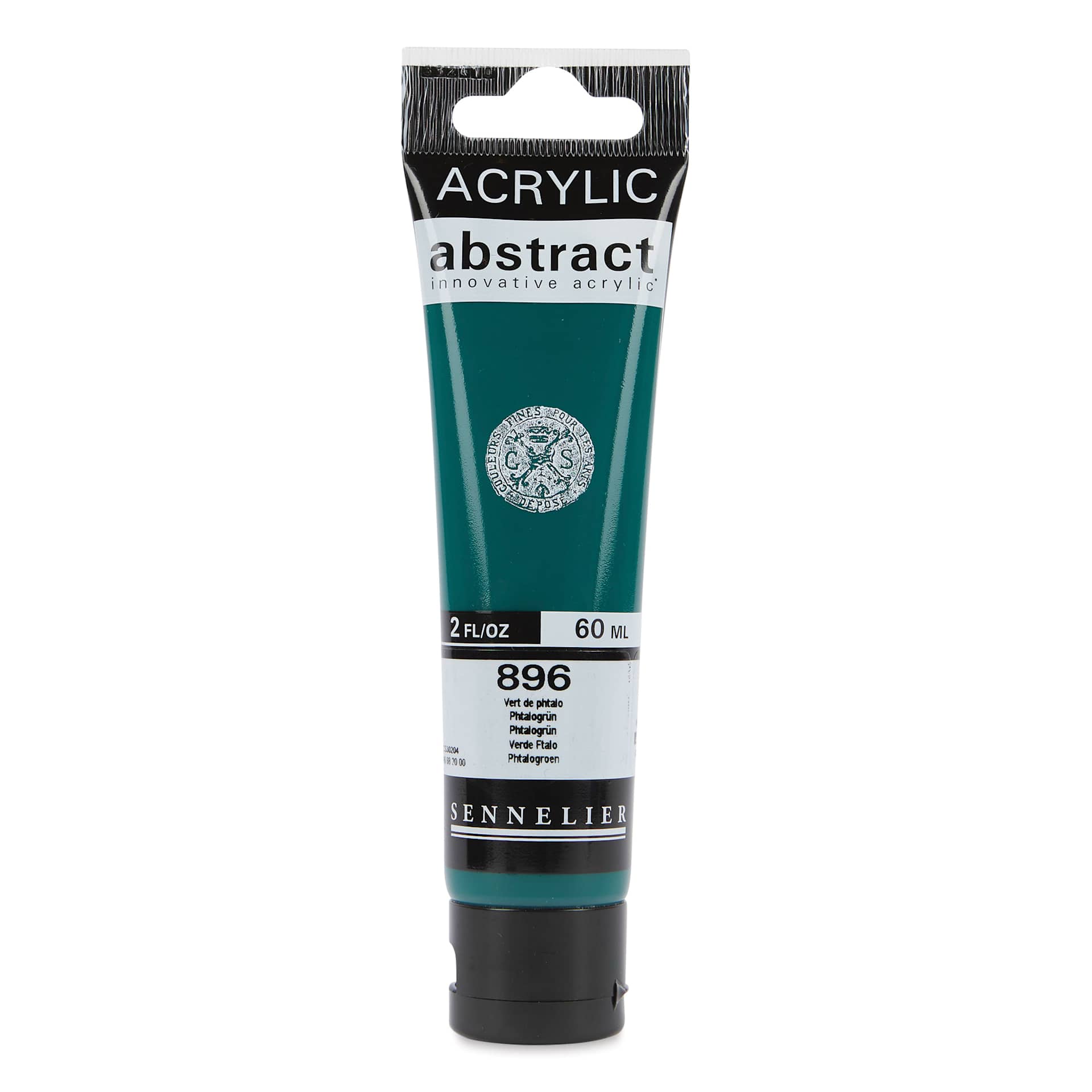 Sennelier Abstract Acrylic Paint - Phthalo Green, 60 ml tube