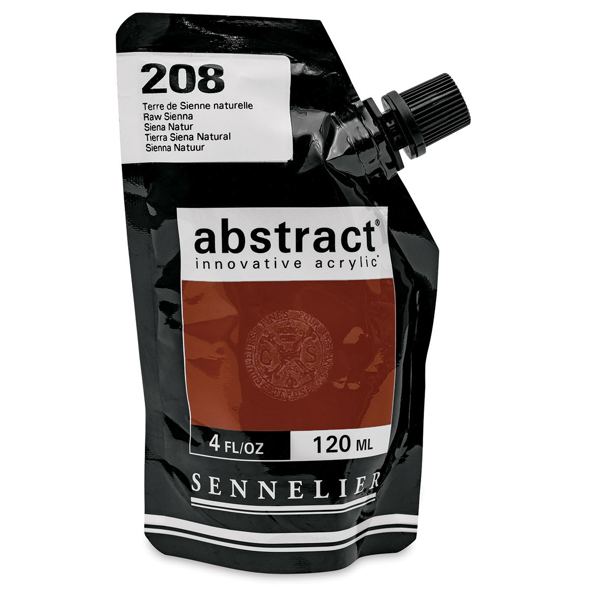Sennelier Abstract Acrylic - Raw Sienna, 120 ml pouch