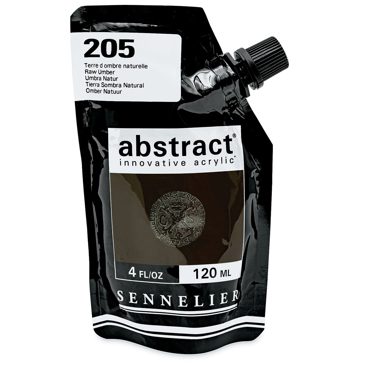 Sennelier Abstract Acrylic - Raw Umber, 120 ml pouch