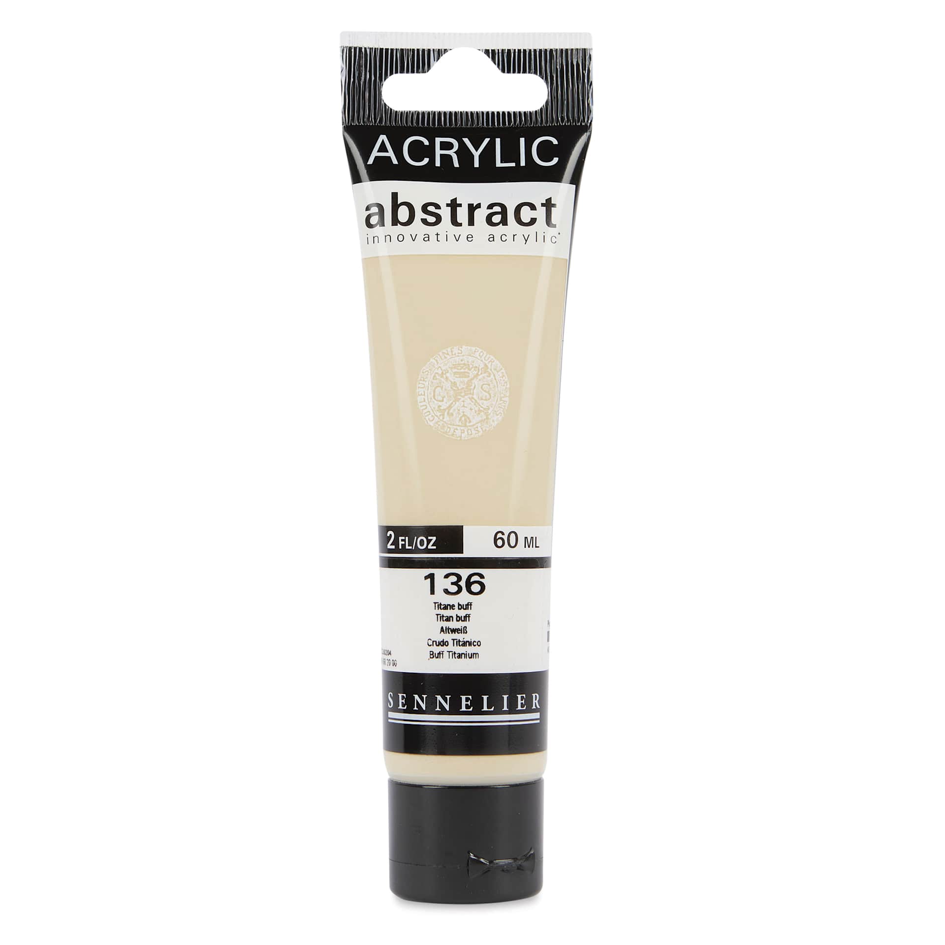 Sennelier Abstract Acrylic Paint - Titan Buff, 60 ml tube