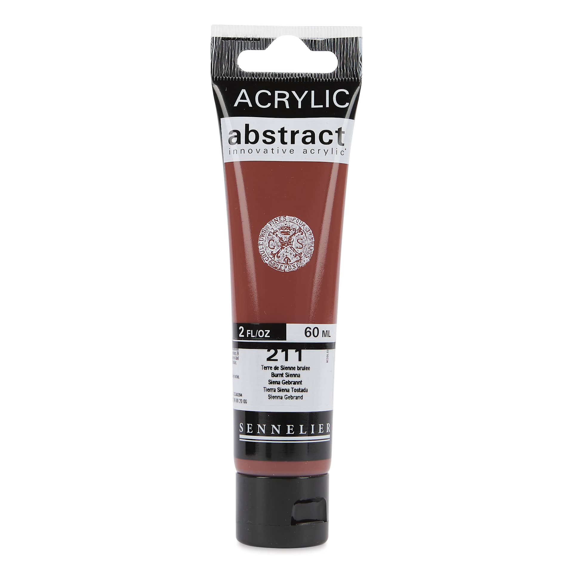 Sennelier Abstract Acrylic - Burnt Sienna, 60 ml tube