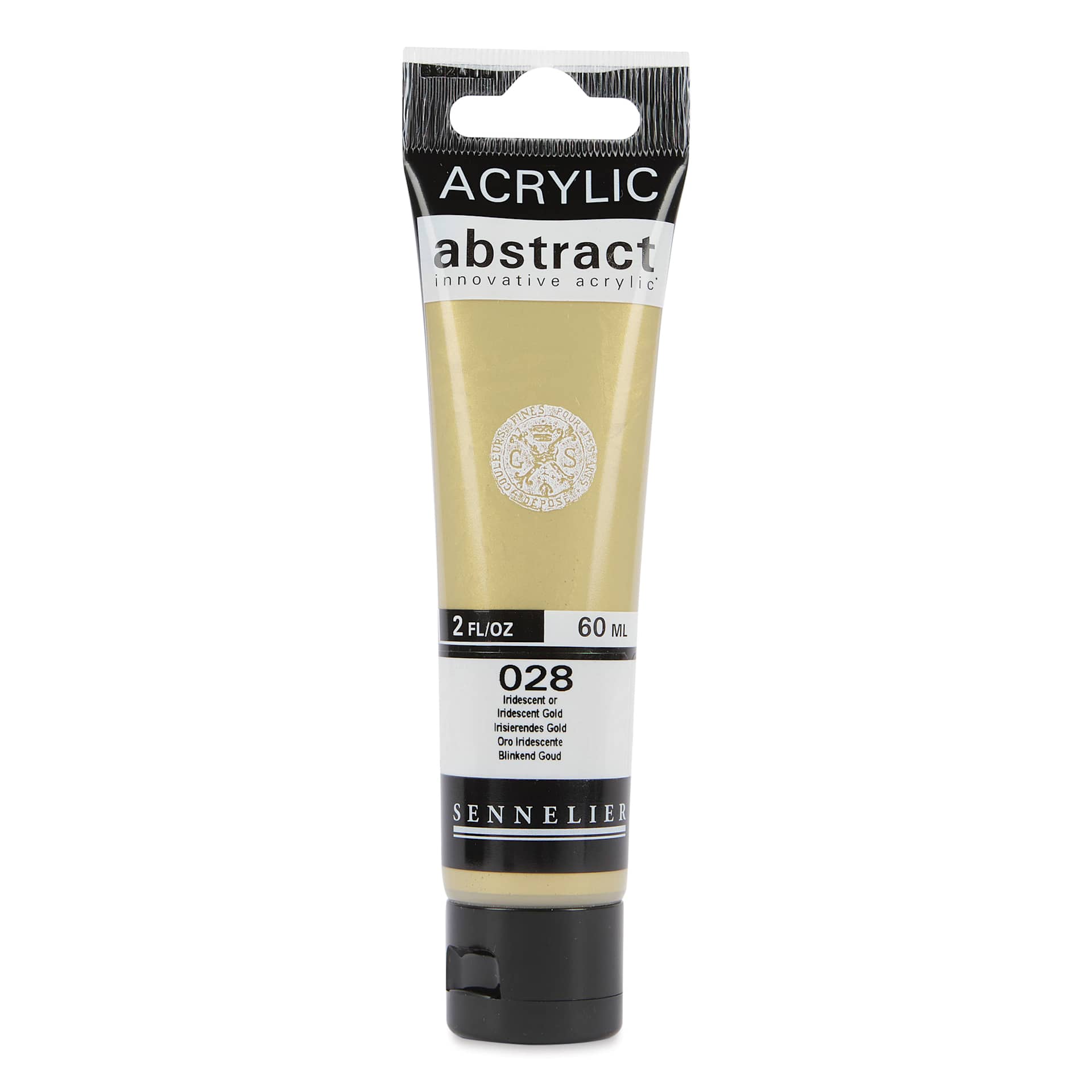 Sennelier Abstract Acrylic - Iridescent Gold, 60 ml tube
