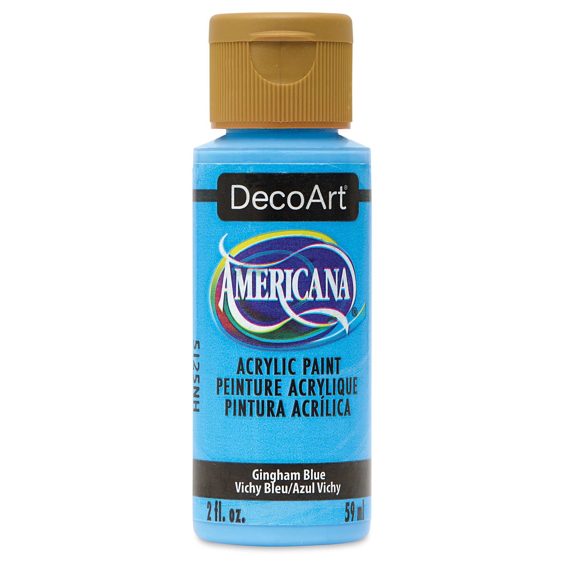 DecoArt Americana Acrylic Paint - Gingham Blue, 2 oz