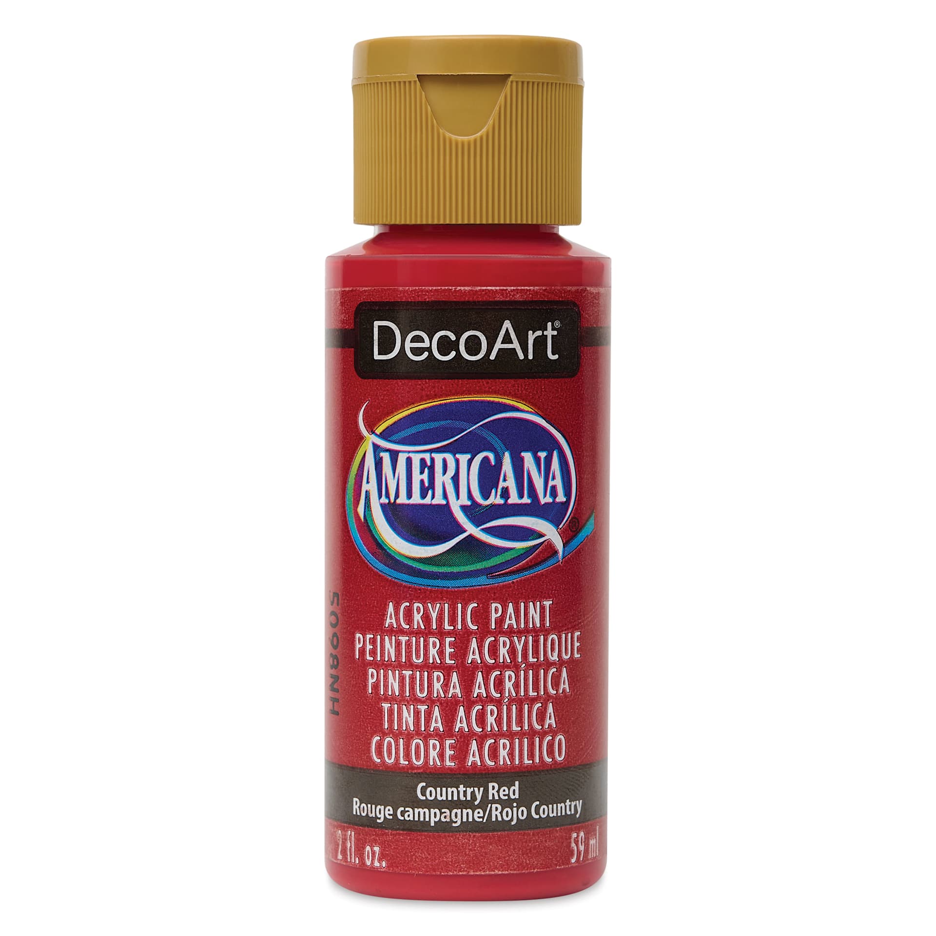 DecoArt Americana Acrylic Paint - Country Red, 2 oz