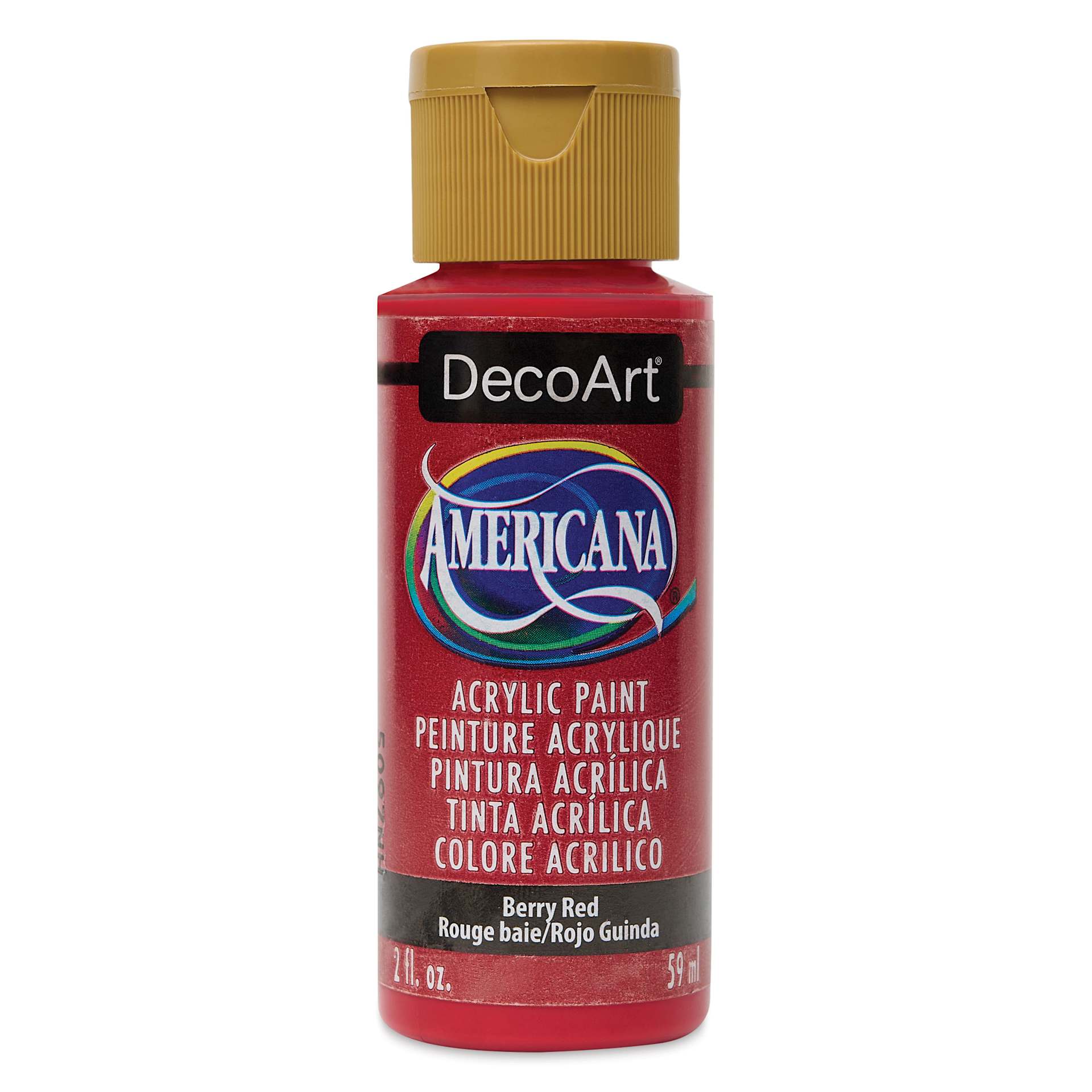 DecoArt Americana Acrylic Paint - Berry Red, 2 oz