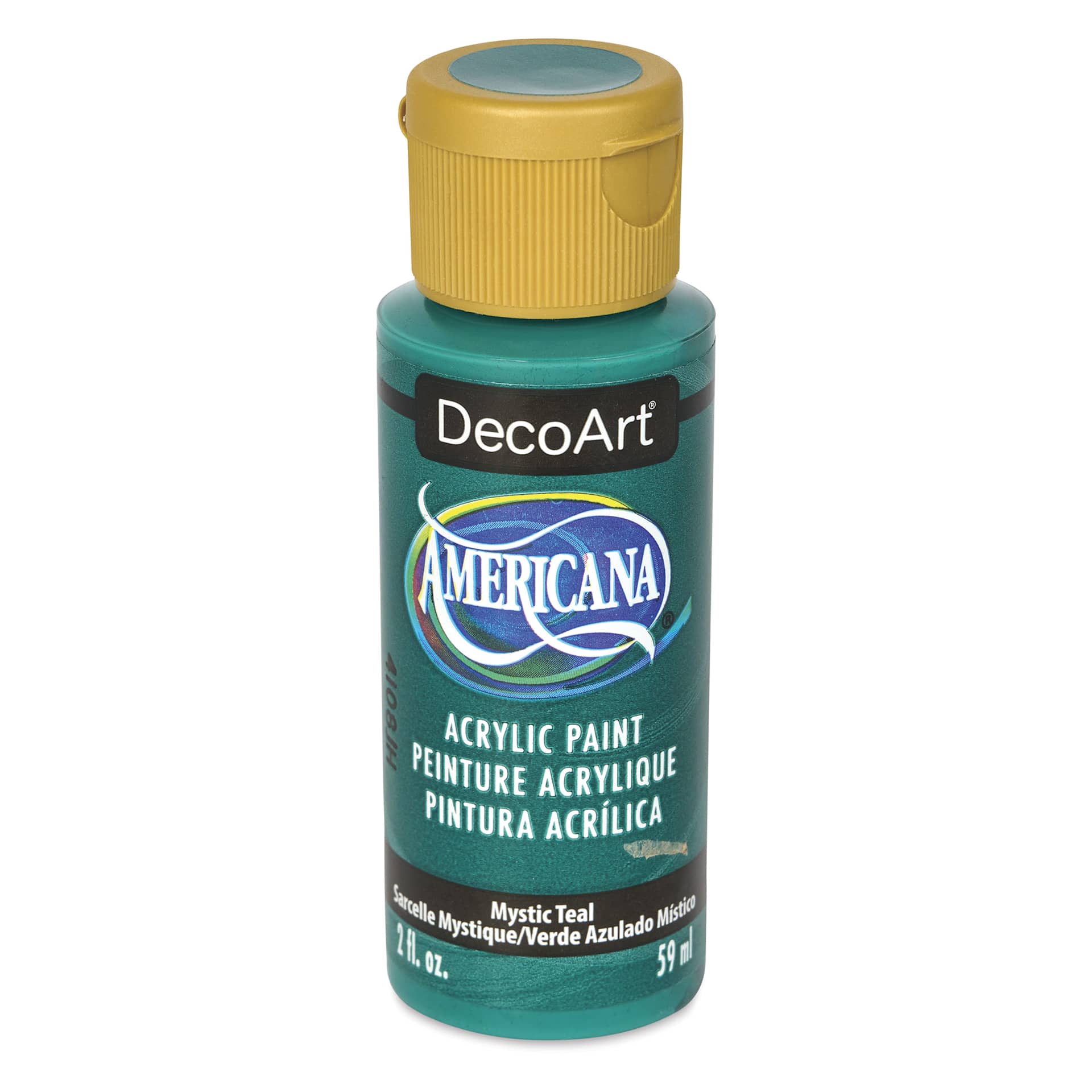 DecoArt Americana Acrylic Paint - Mystic Teal, 2 oz