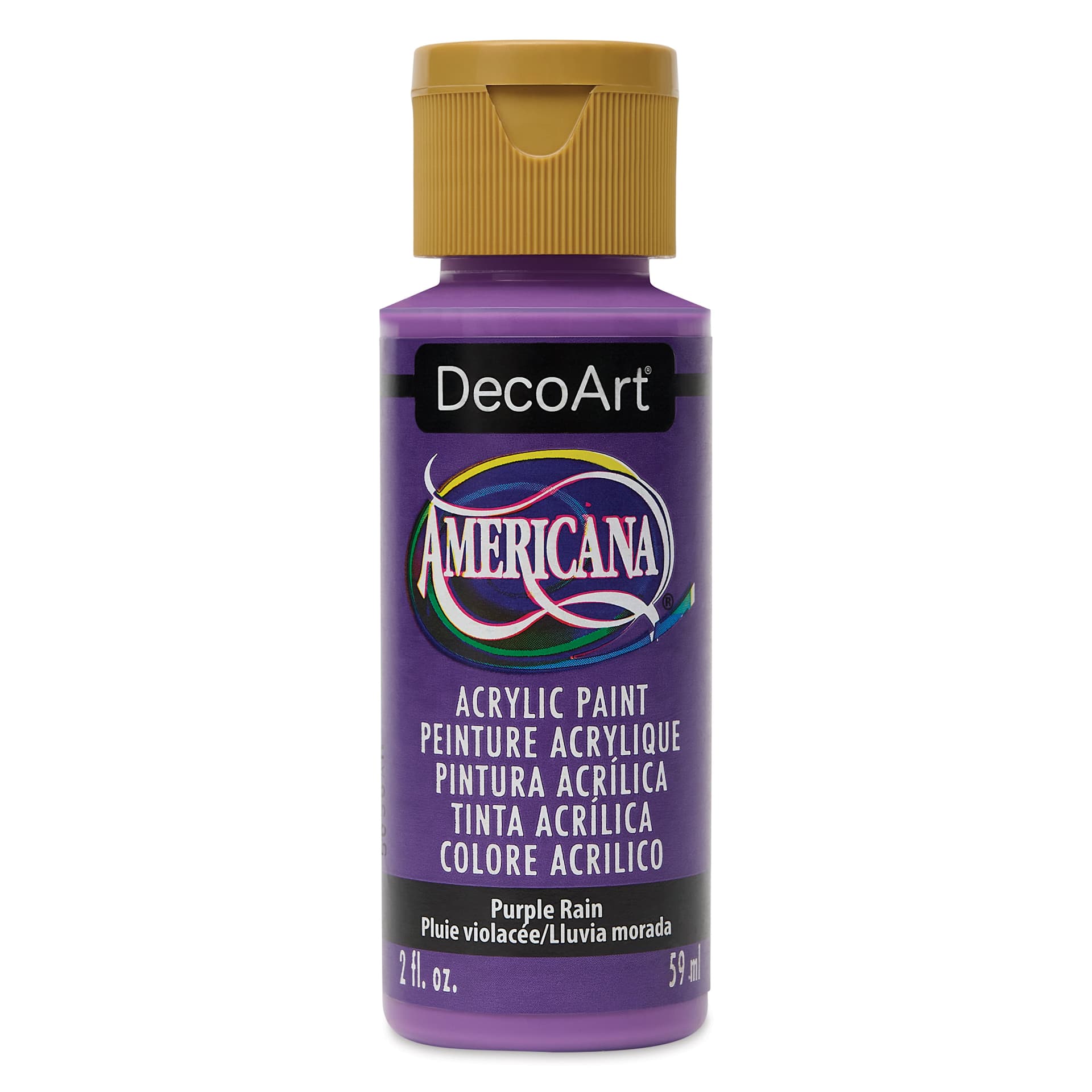 DecoArt Americana Acrylic Paint - Purple Rain, 2 oz