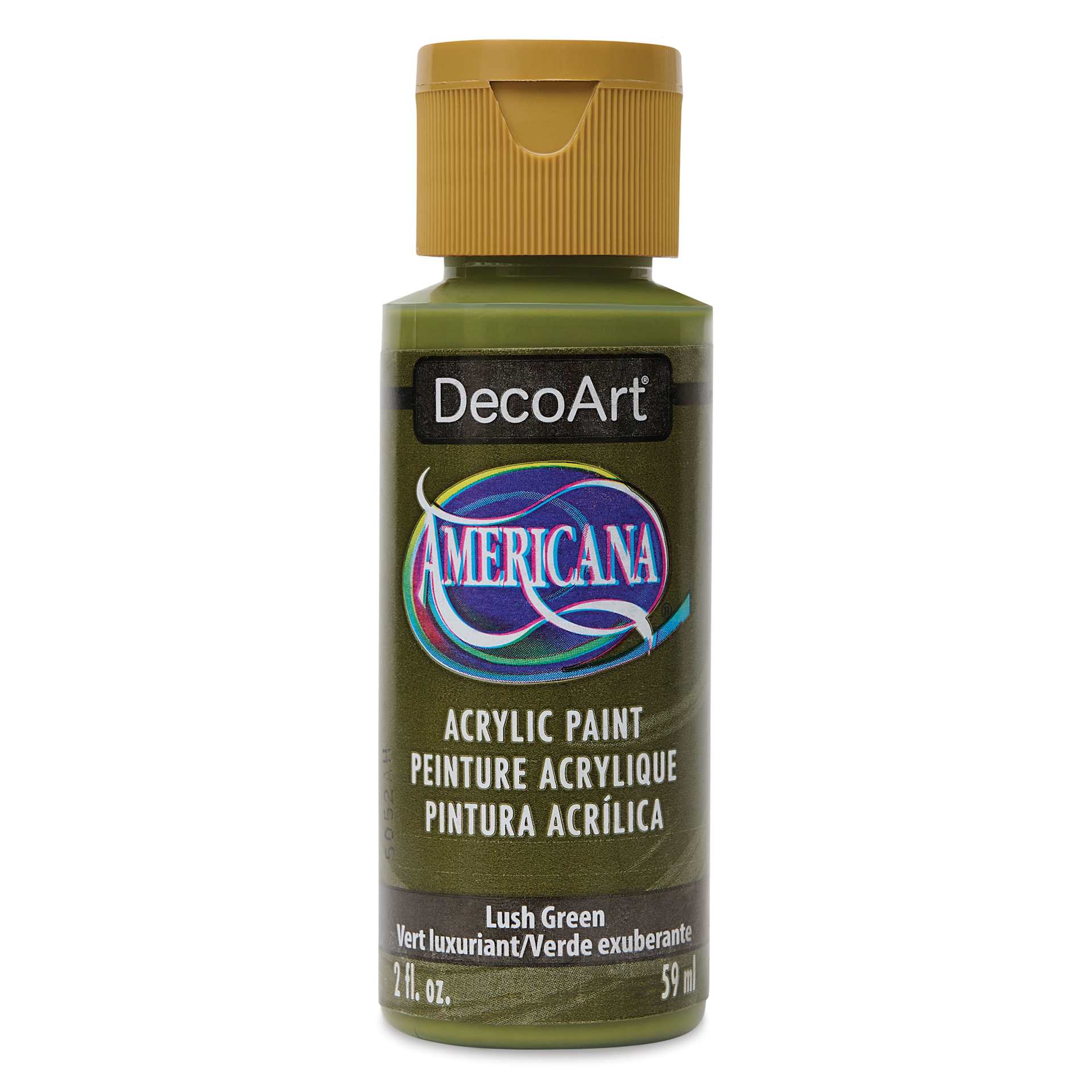 DecoArt Americana Acrylic Paint - Lush Green, 2 oz