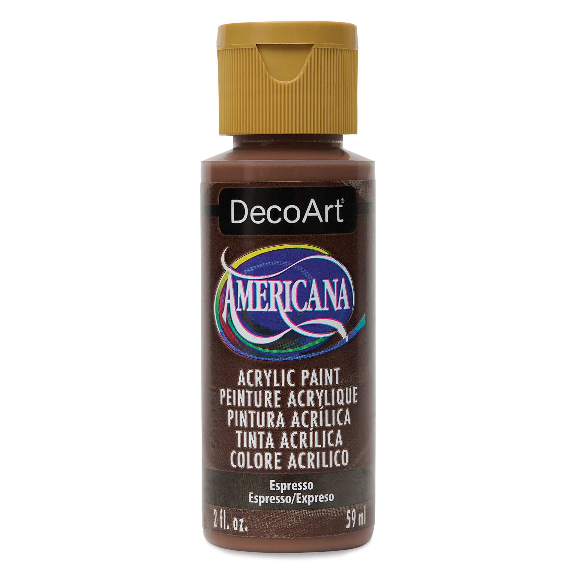 DecoArt Americana Acrylic Paint - Espresso, 2 oz
