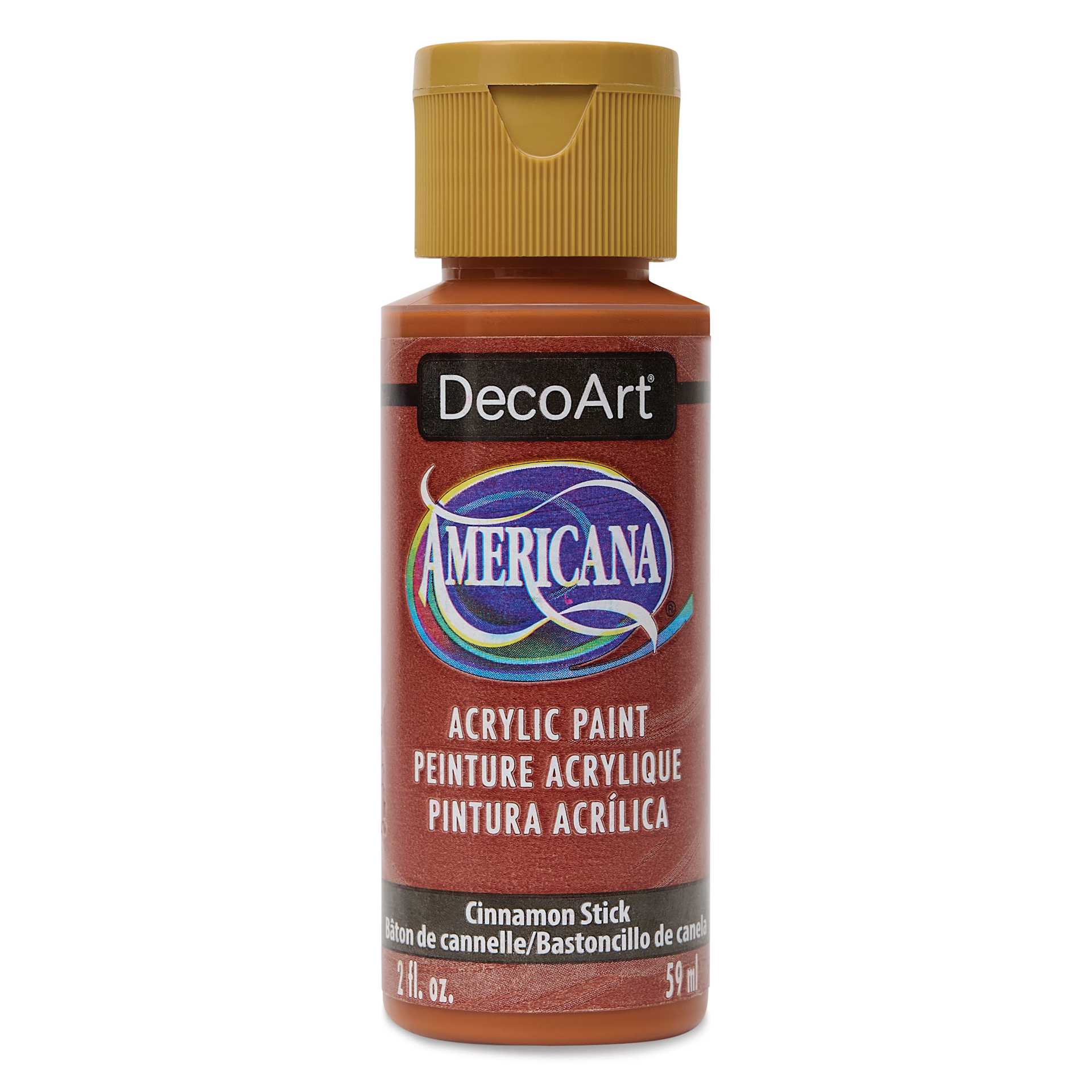 DecoArt Americana Acrylic Paint - Cinnamon Stick, 2 oz