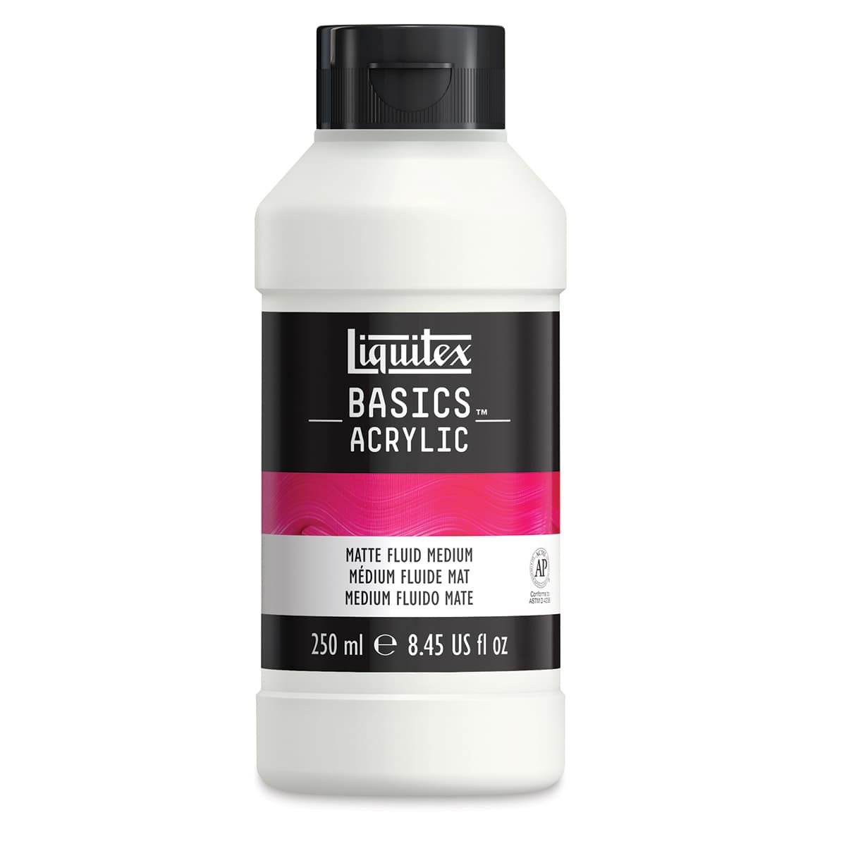 Liquitex Basics Acrylic Fluid Medium - 8.5 oz bottle of Matte Medium 