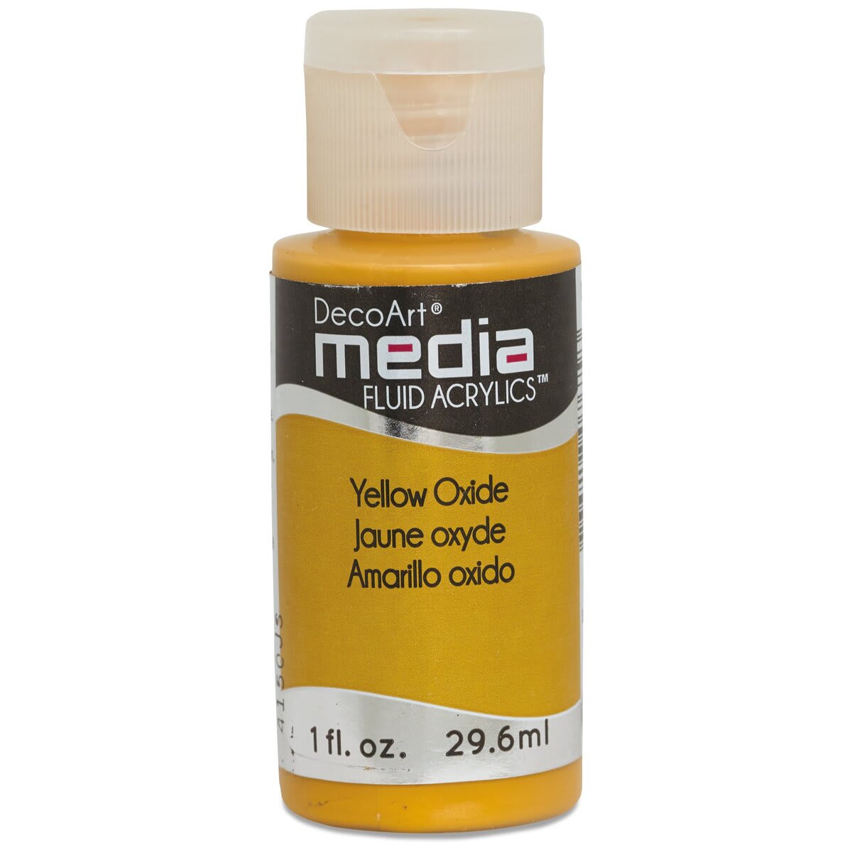 Deco Art Media Fluid Acrylic, 1 oz Bottle - Yellow Oxide
