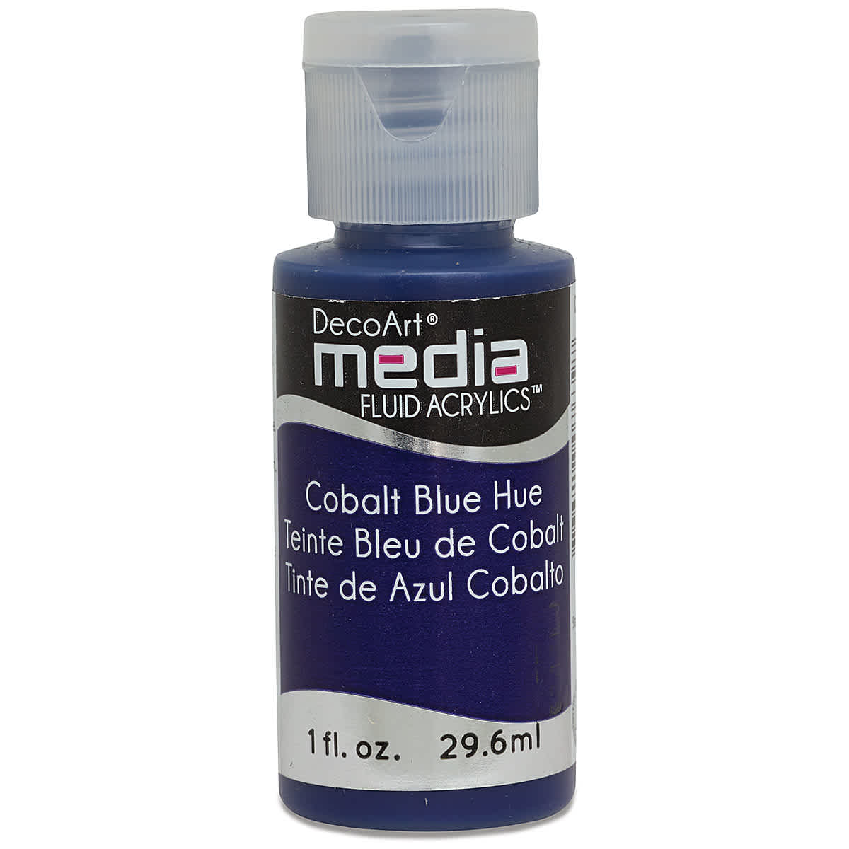 Deco Art Media Fluid Acrylic, 1 oz Bottle - Cobalt Blue Hue