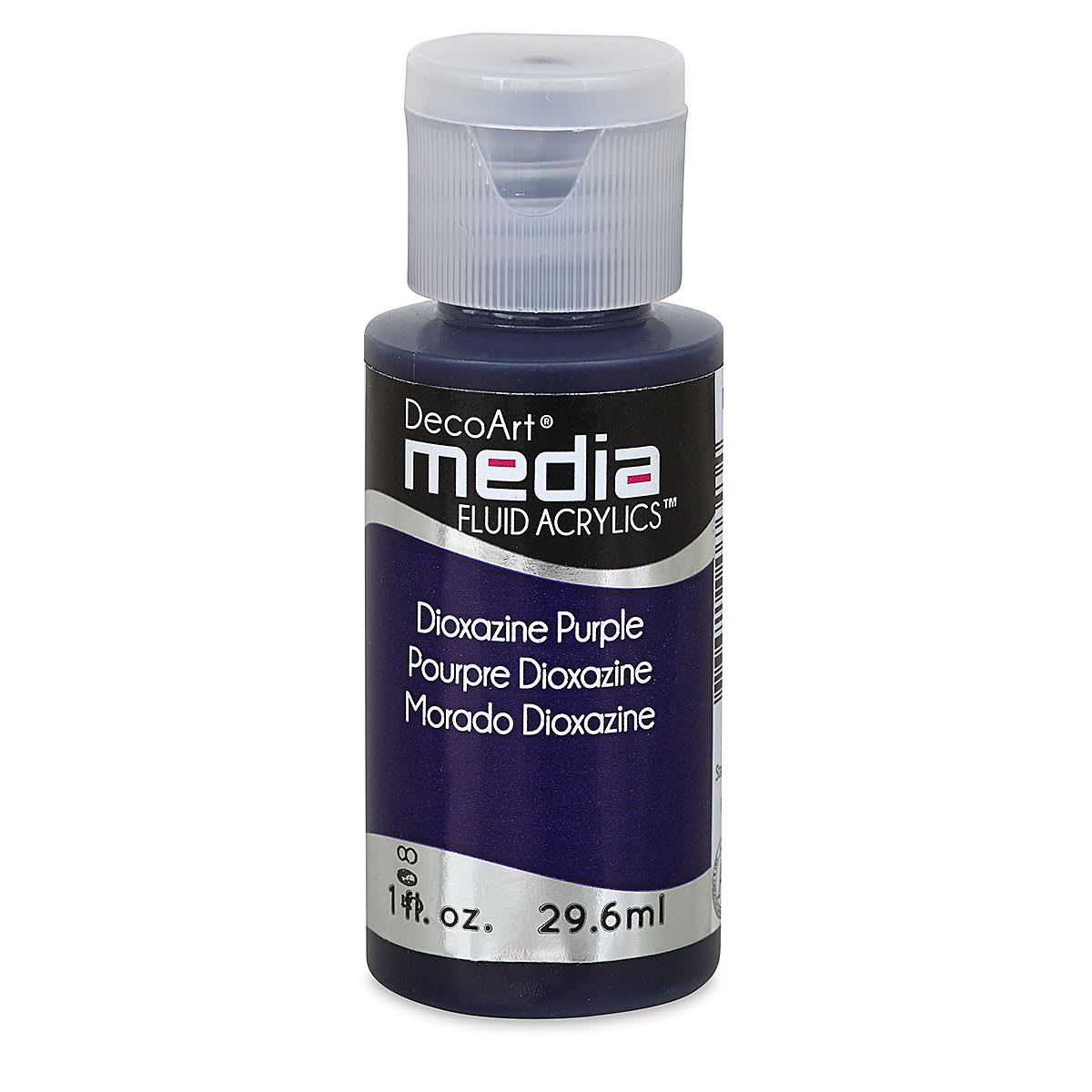Deco Art Media Fluid Acrylic, 1 oz Bottle - Dioxazine Purple