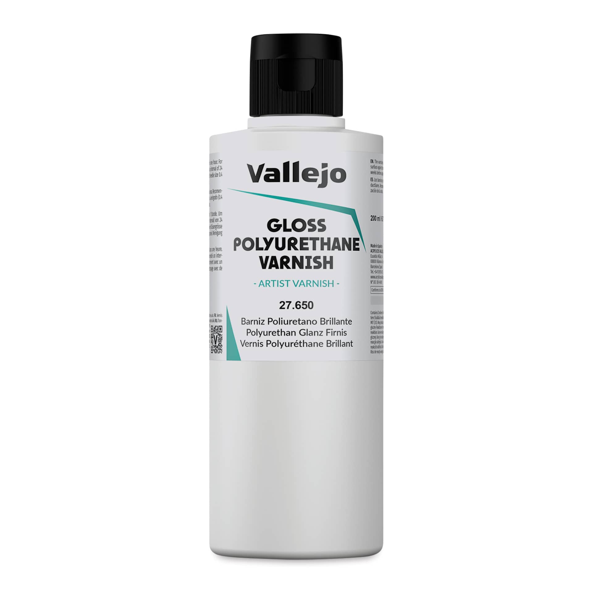 Vallejo Polyurethane Artist Varnish - Gloss, 200 ml