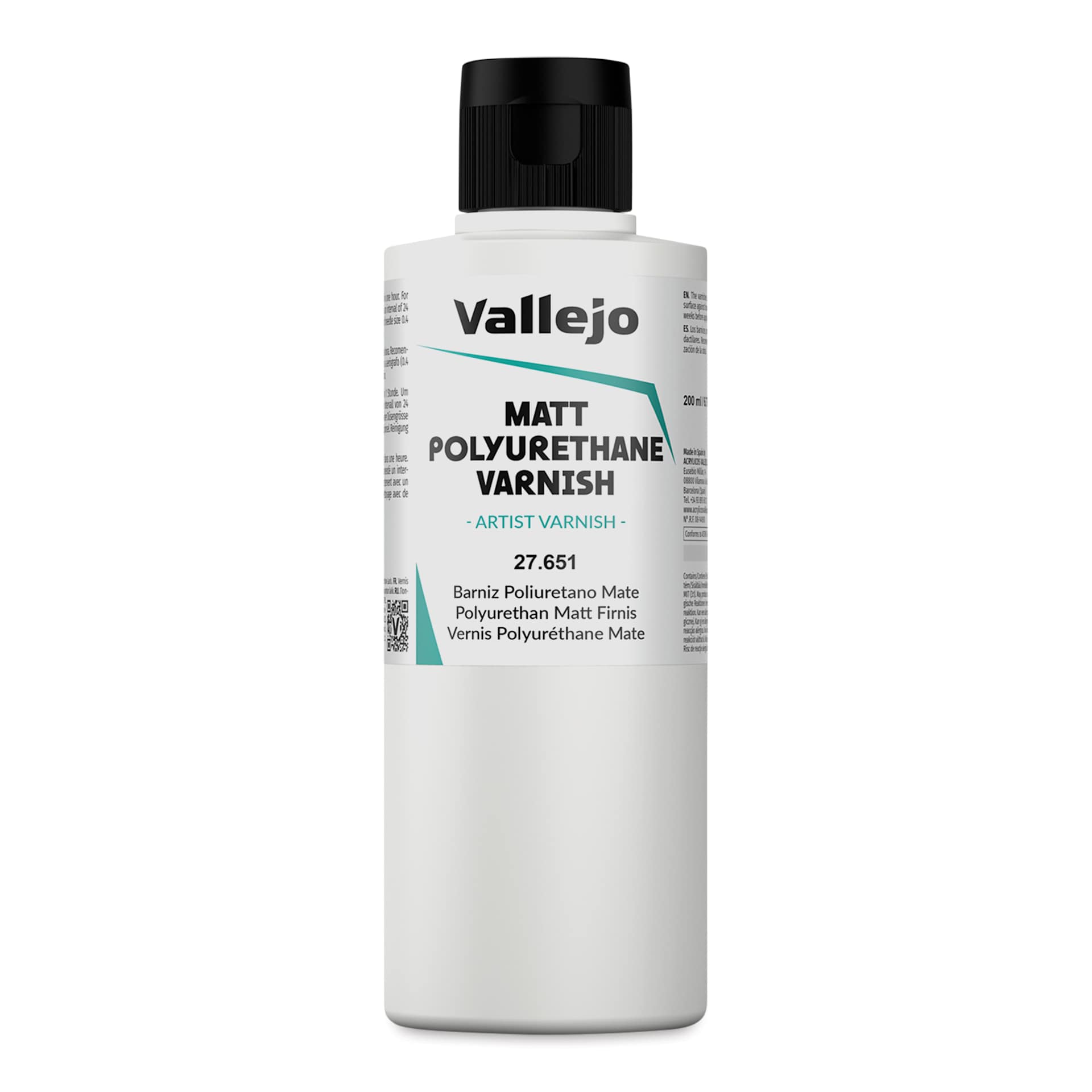 Vallejo Polyurethane Varnish - Matte, 200 ml