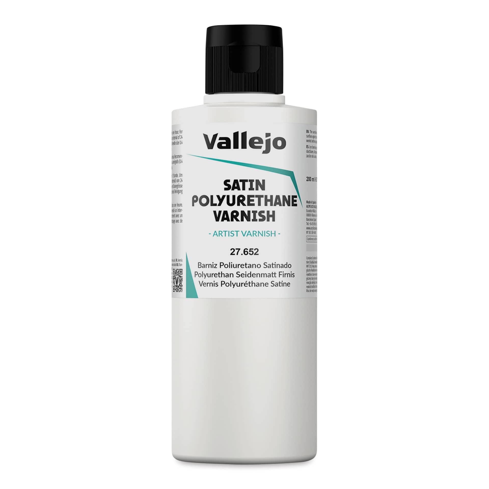 Vallejo Polyurethane Varnish - Satin, 200 ml