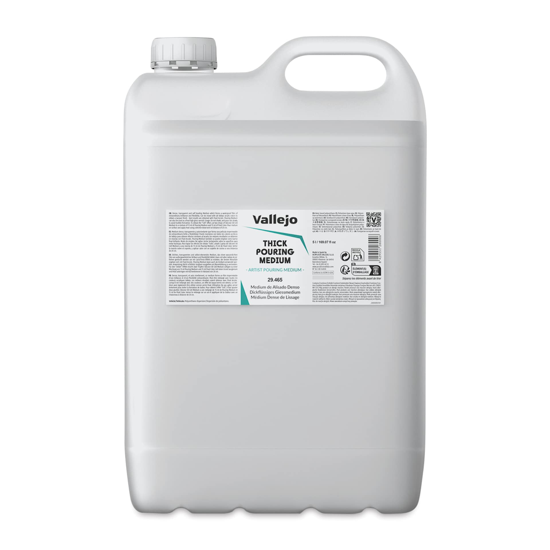 Vallejo Acrylic Pouring Medium - 5 liter