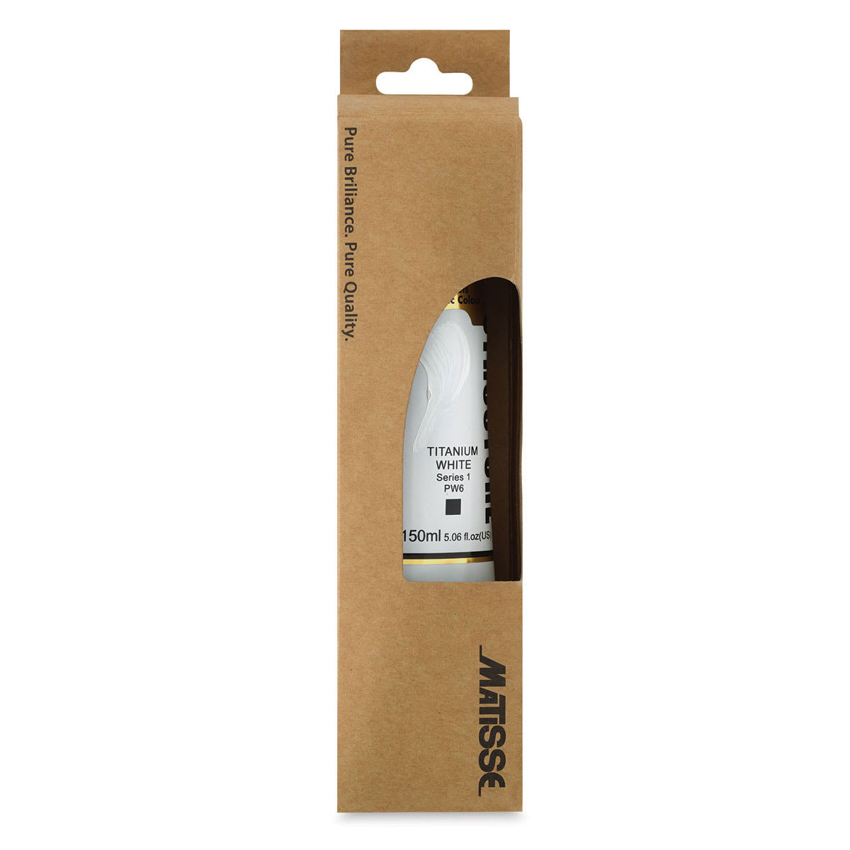 Matisse Structure Paint - Titanium White, 150 ml