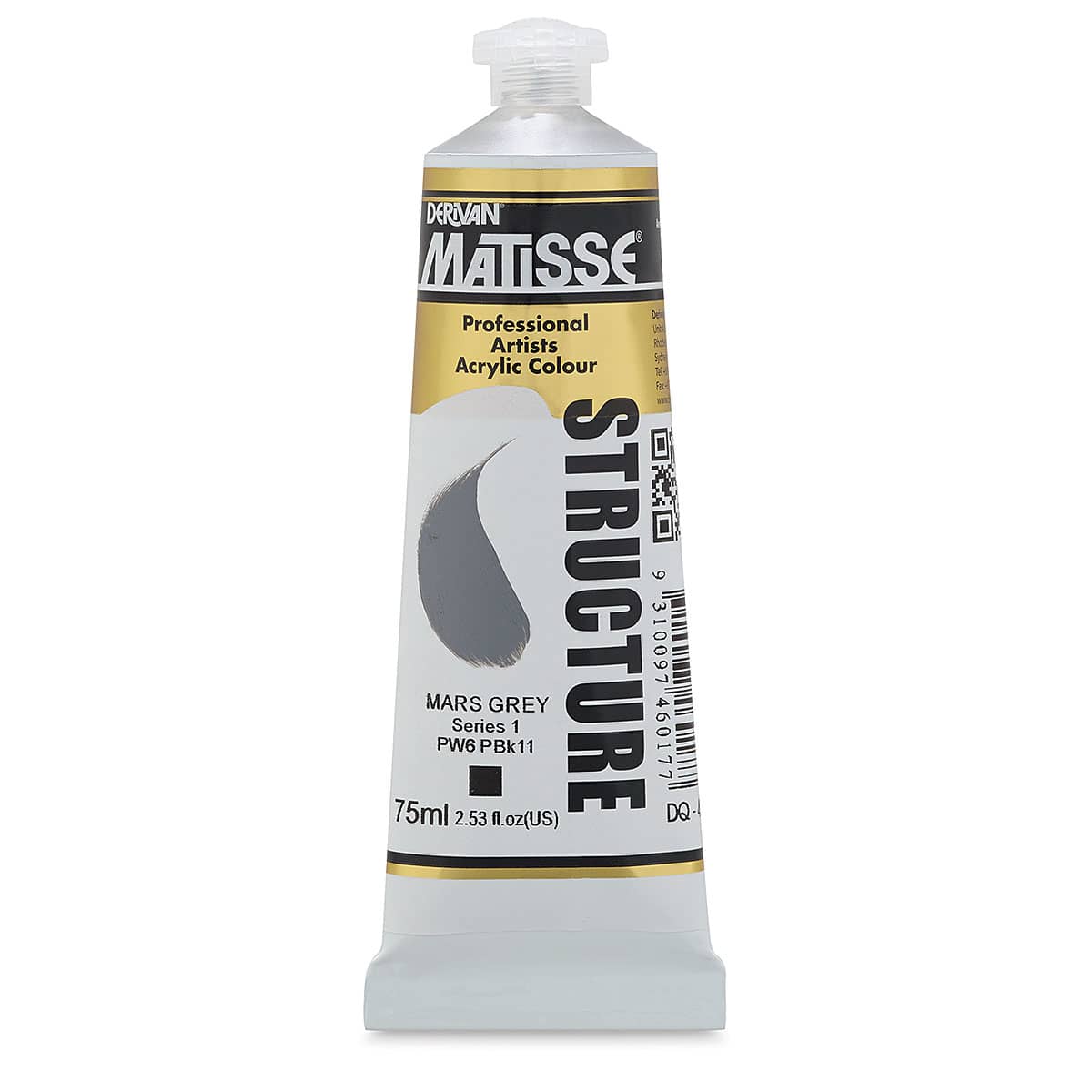 Matisse Structure Paint - Mars Gray, 75 ml