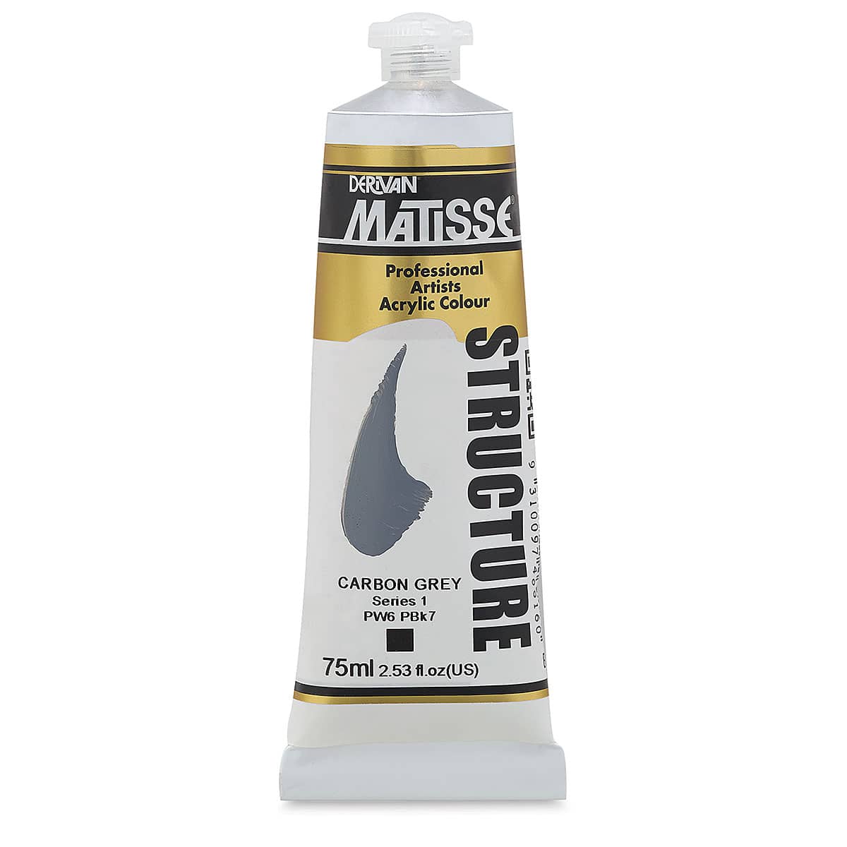 Matisse Structure Paint - Carbon Gray, 75 ml
