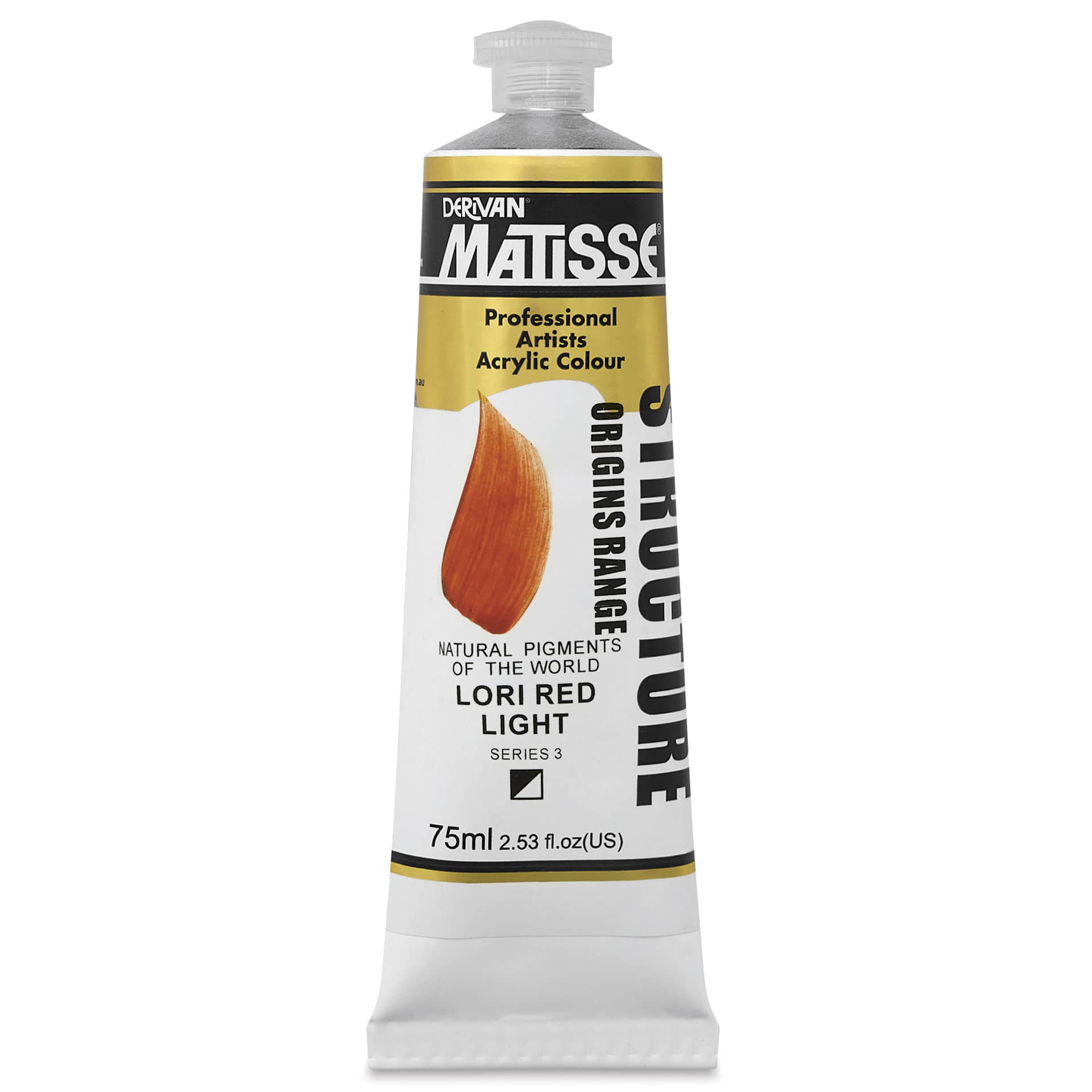Matisse Structure Paint - Armenian Lori Red Light, 75 ml