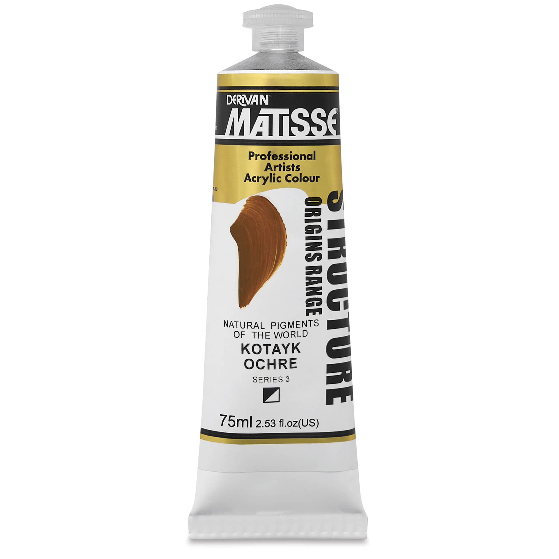 Matisse Structure Paint - Armenian Kotayk Ochre, 75 ml
