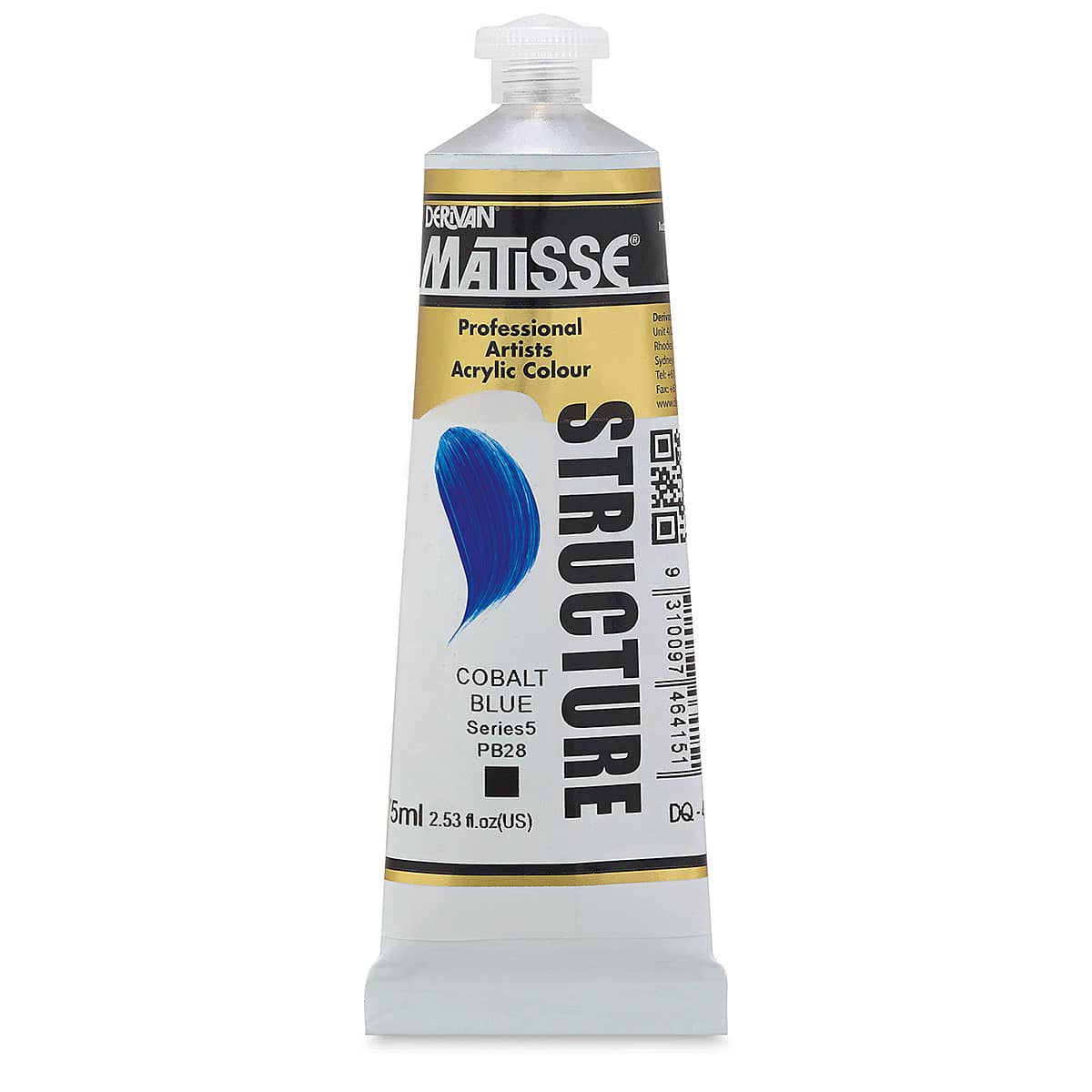Matisse Structure Paint - Cobalt Blue, 75 ml