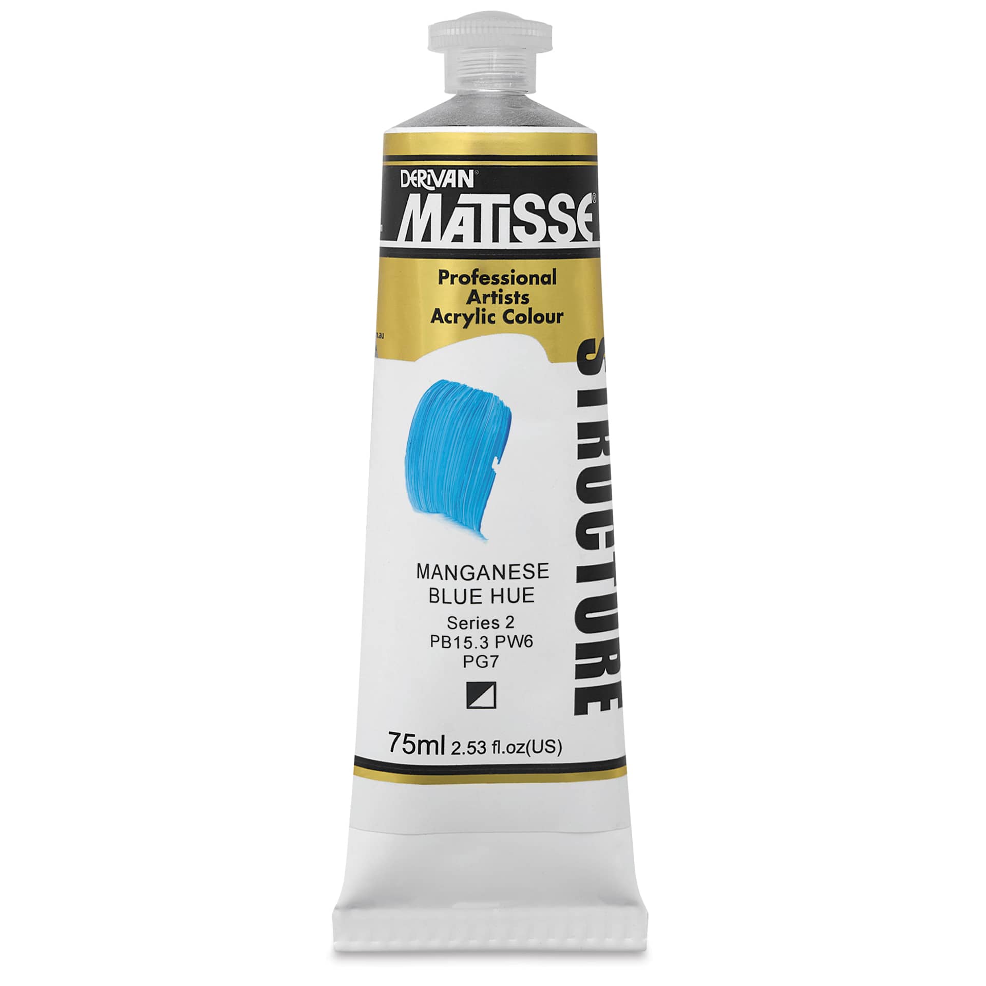 Matisse Structure Paint - Manganese Blue Hue, 75 ml