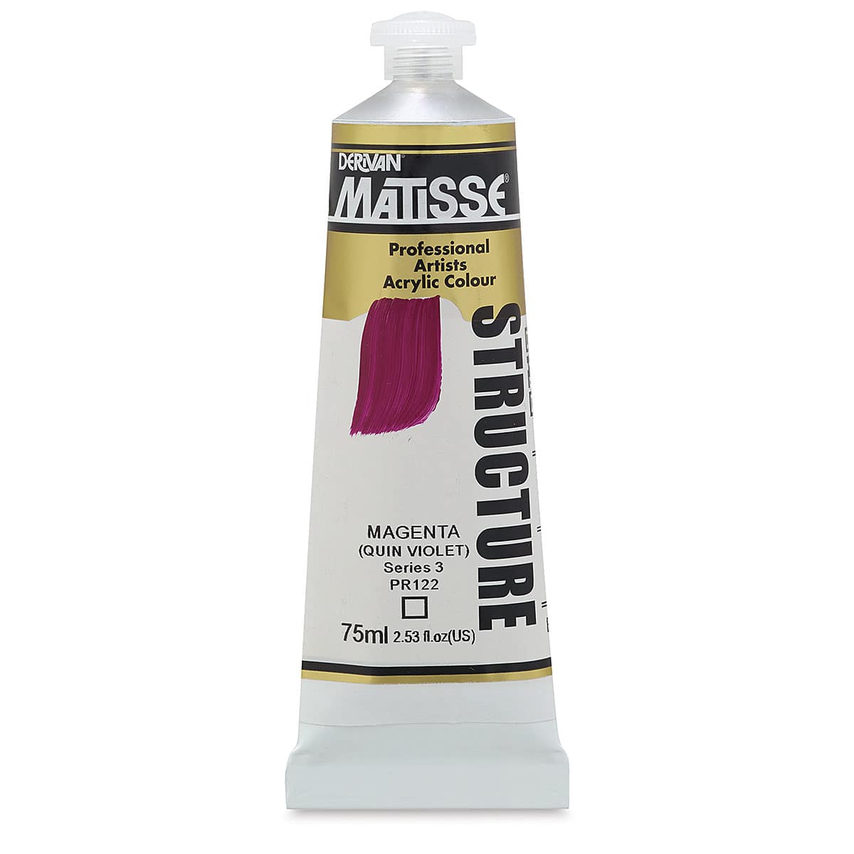 Matisse Structure Paint - Magenta Quin Violet, 75 ml