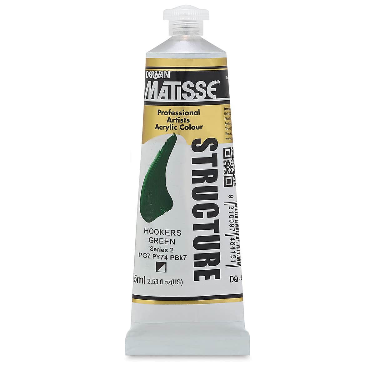 Matisse Structure Paint - Hookers Green, 75 ml