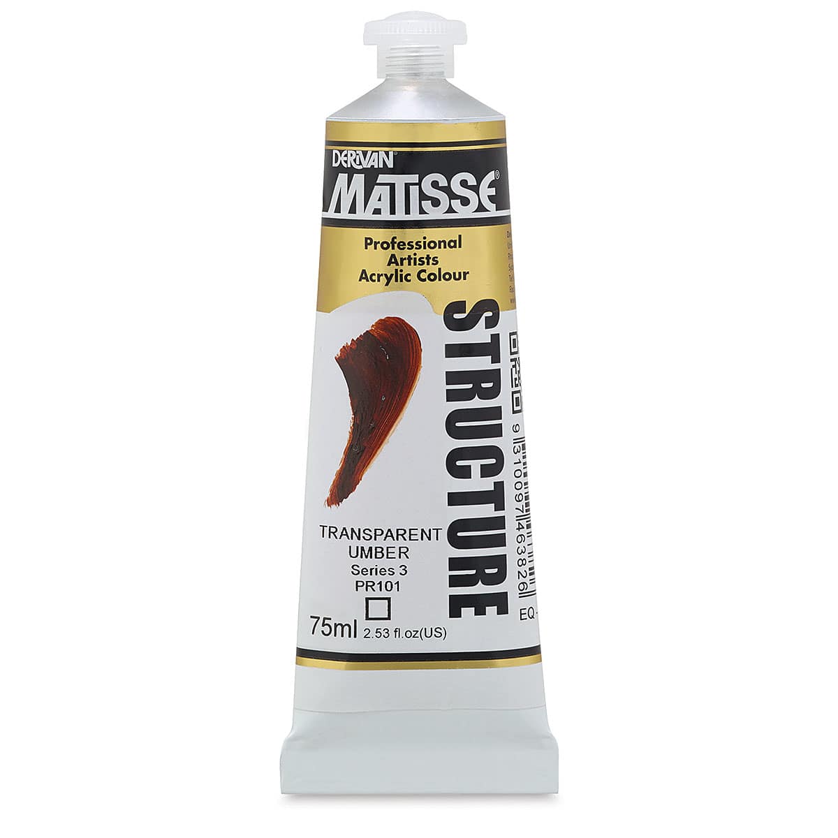 Matisse Structure Paint - Transparent Umber, 75 ml