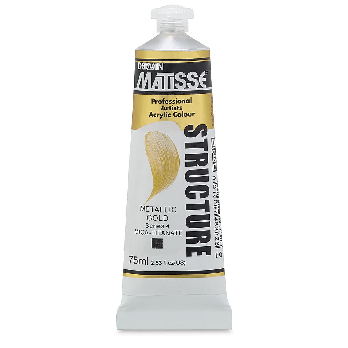 Matisse Structure Paint - Metallic Gold, 75 ml