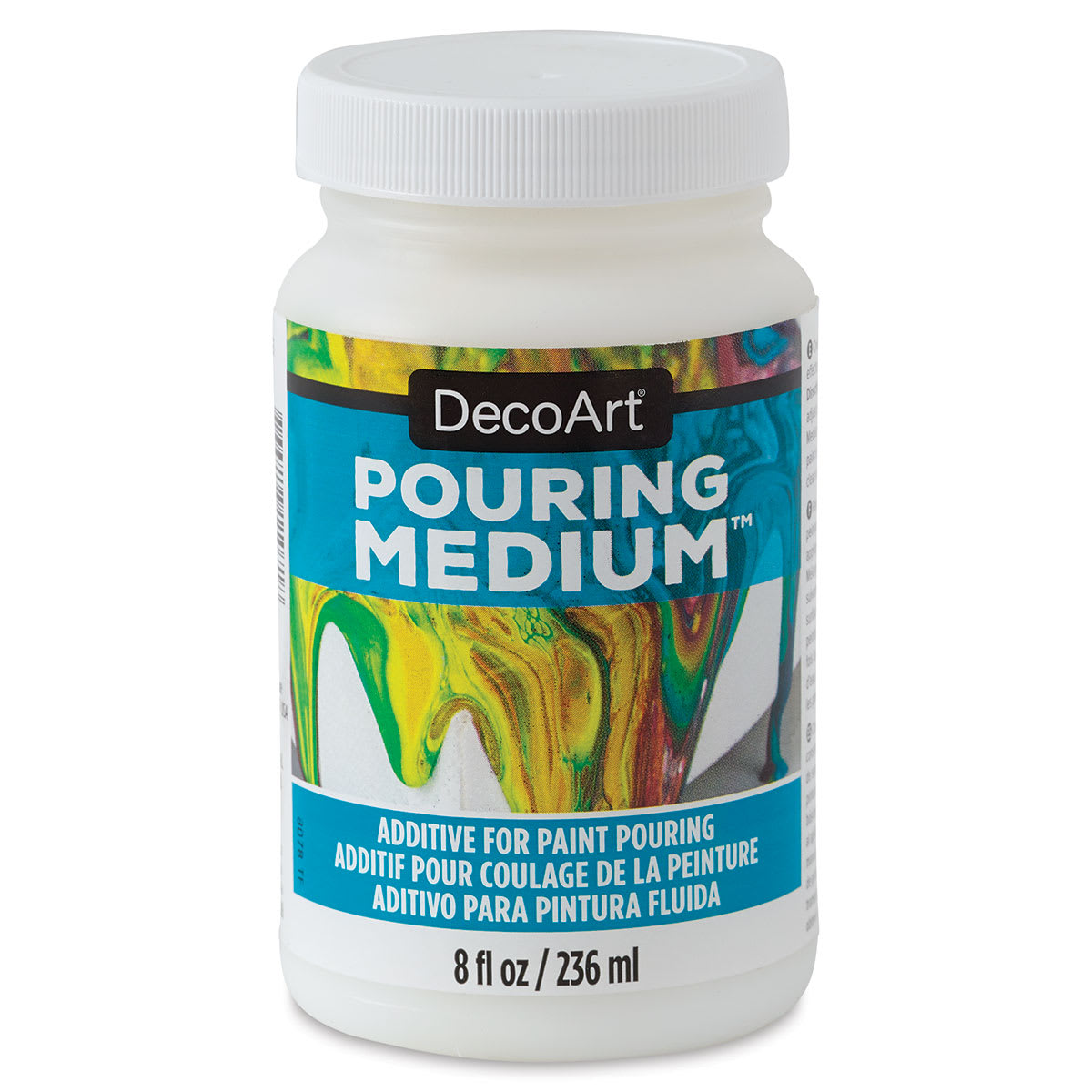 DecoArt Pouring Medium - 8 oz bottle shown