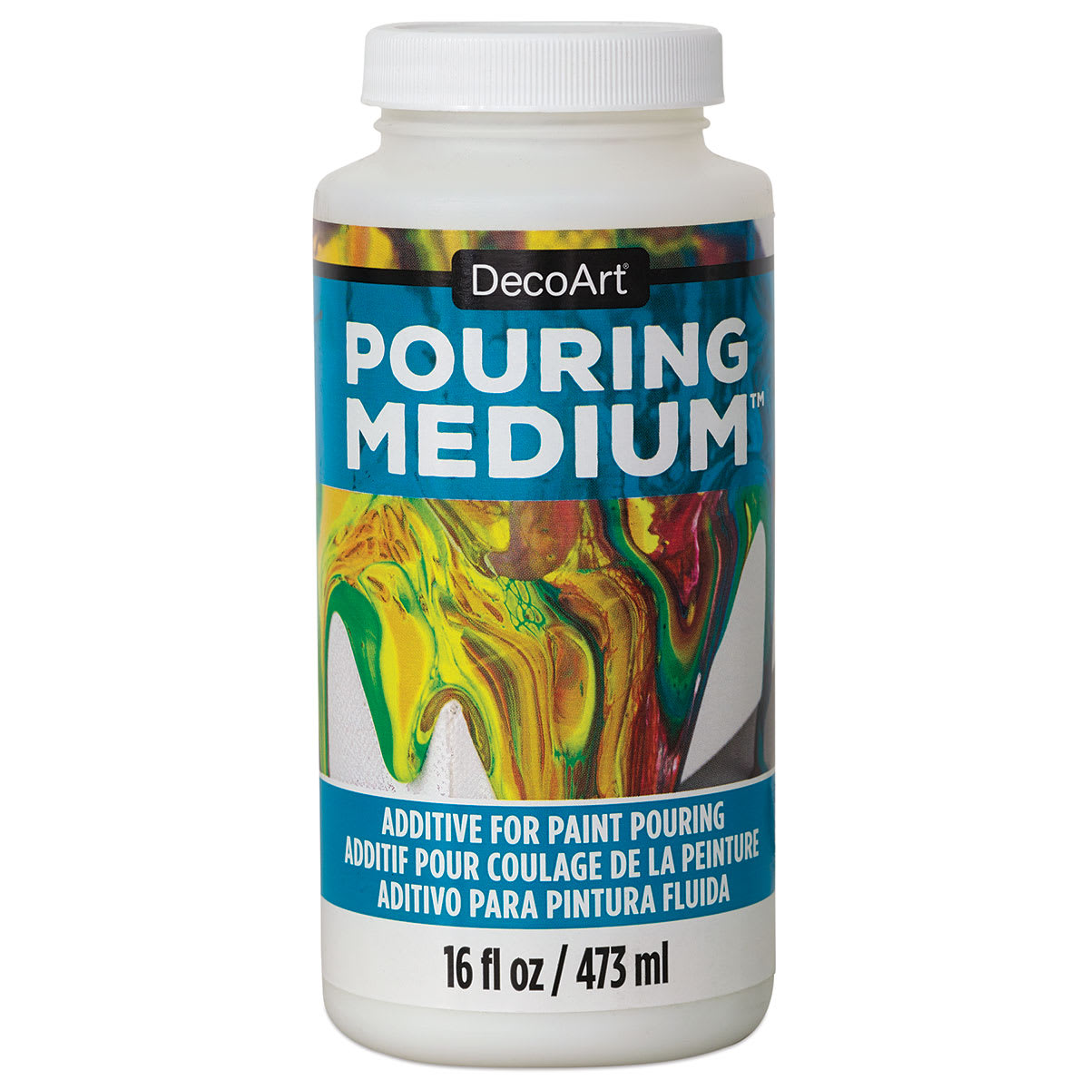 DecoArt Pouring Medium - 16 oz bottle shown