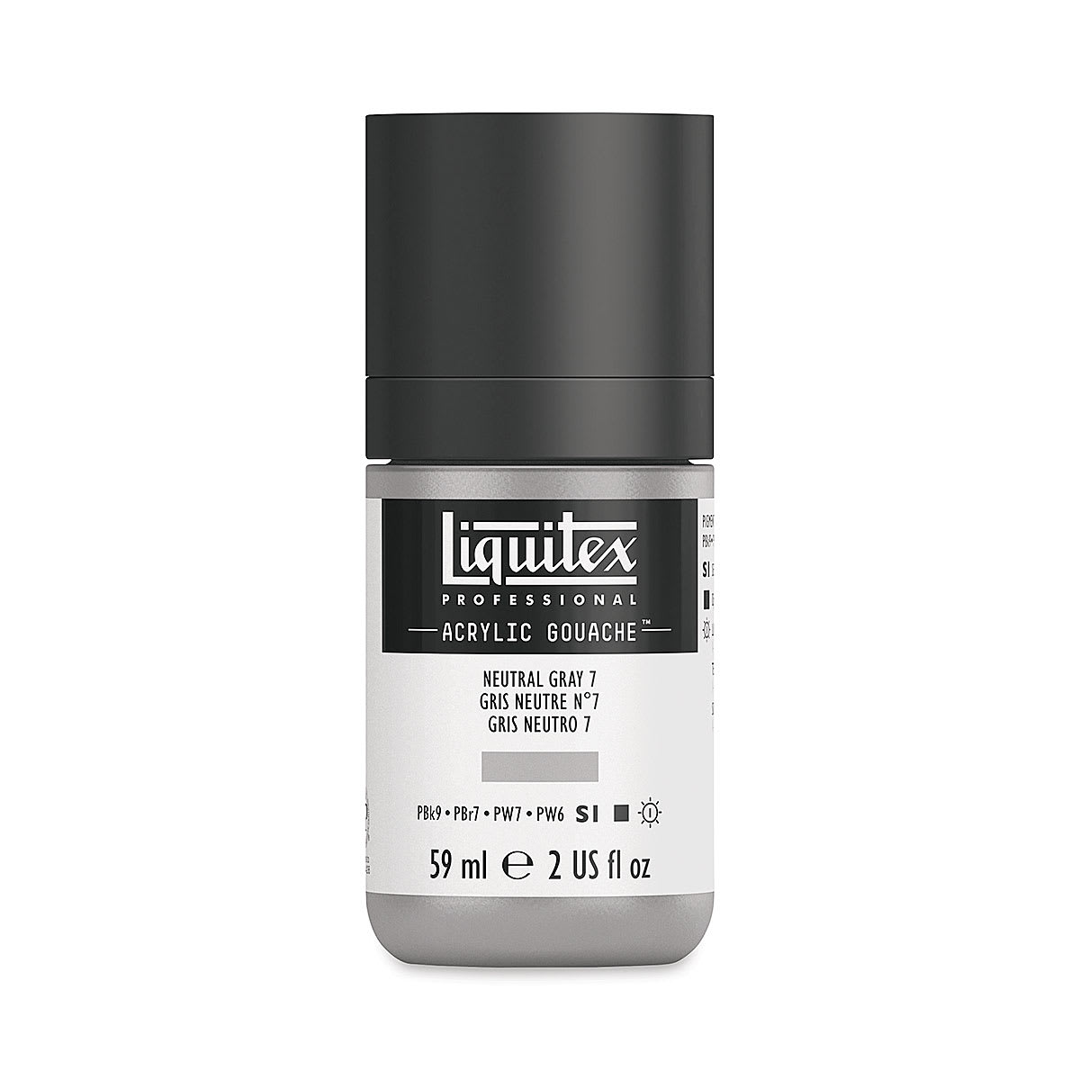 Liquitex Acrylic Gouache - Neutral Gray 7, 59 ml