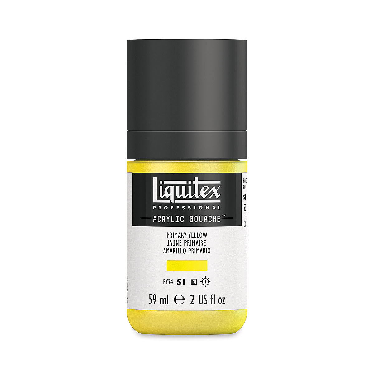Liquitex Acrylic Gouache - Primary Yellow, 59 ml