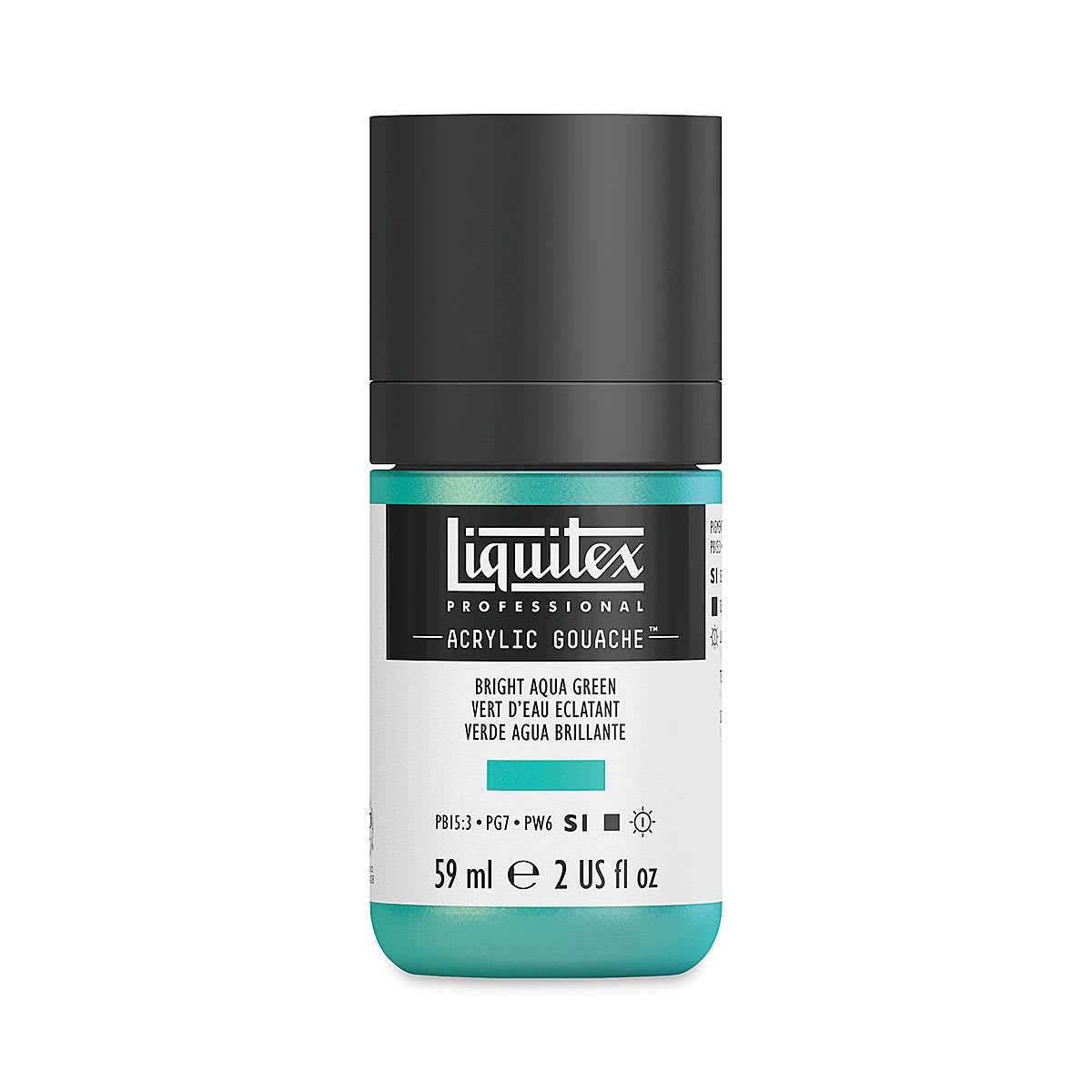 Liquitex Acrylic Gouache - Bright Aqua Green, 59 ml